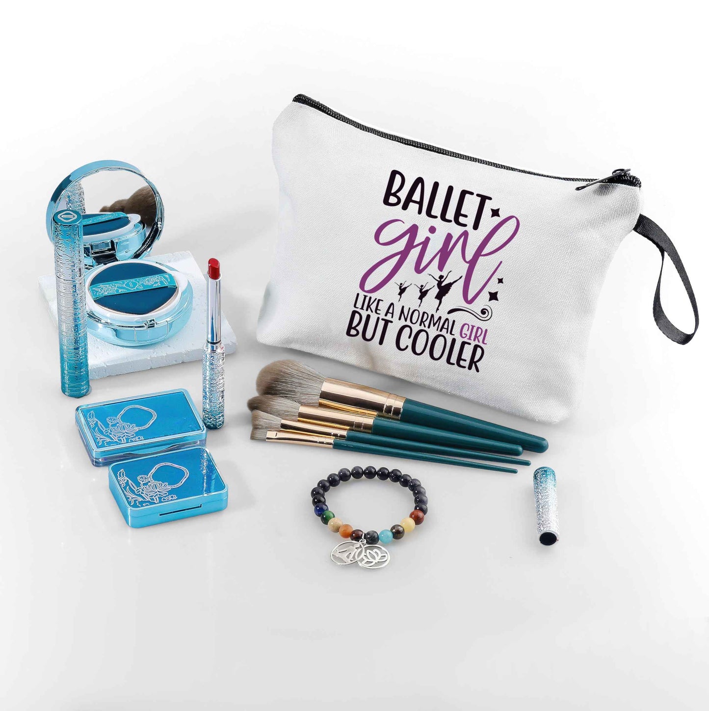 ARIOSEY Ballerina Dance Bag - Teen & Preteen Gift, Makeup Bag with Sisters Gift Ideas