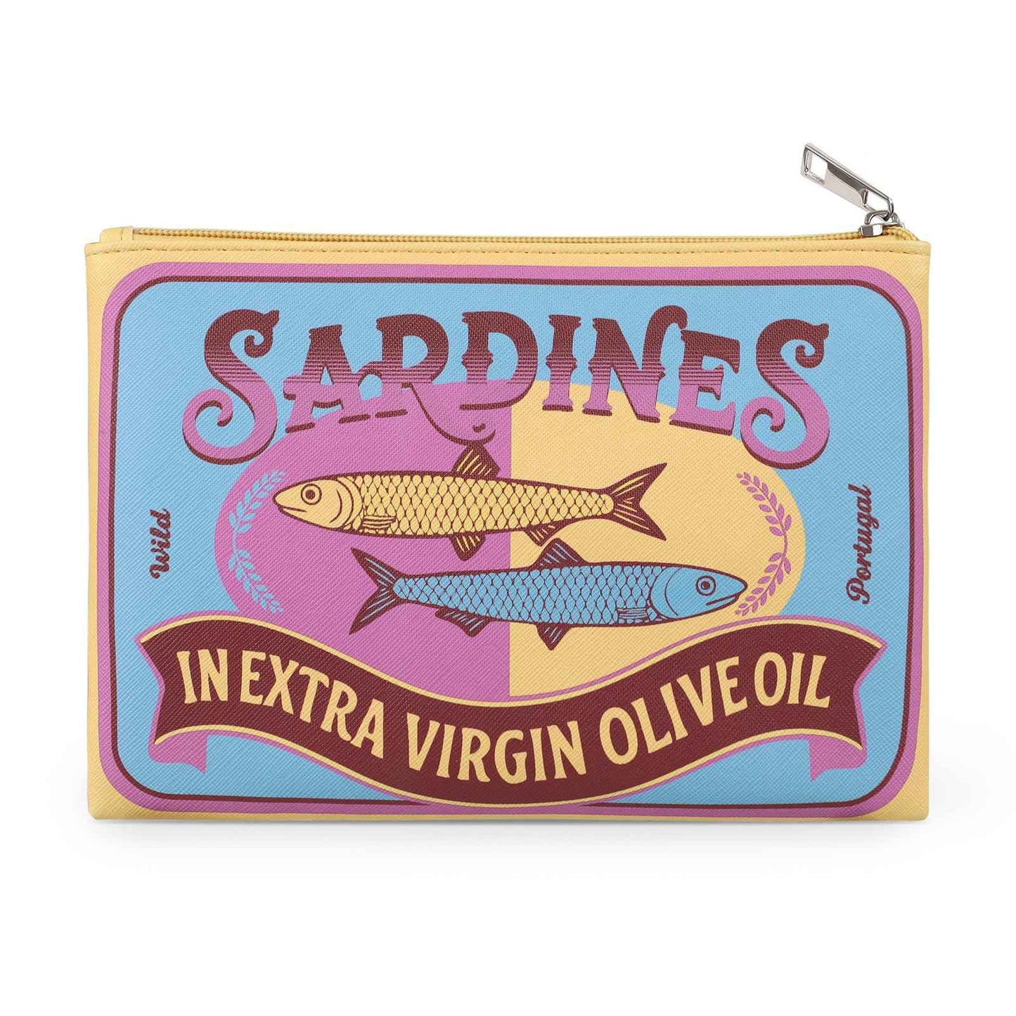 Sardines Makeup Bag, Funny Sardine Bag,Small Makeup Bags,Creative Cute Makeup Bags,Portable Travel Toiletry Pouch,Coquette Make up Pouch for Women