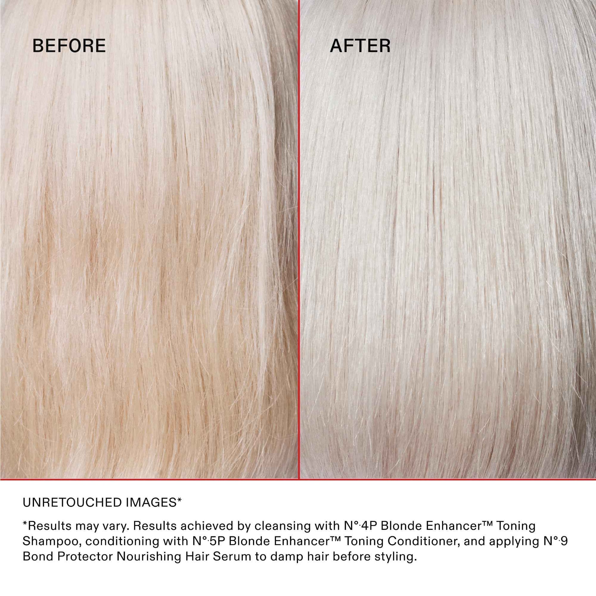 Olaplex Nº. 5P Blonde Enhancer Purple Toning Conditioner: Neutralizes Brassiness & Strengthen | Repairs Damages & Hydrates Hair | For Coily, Curly, Straight, and Wavy, 250 mL / 8.5 Fl. Oz.