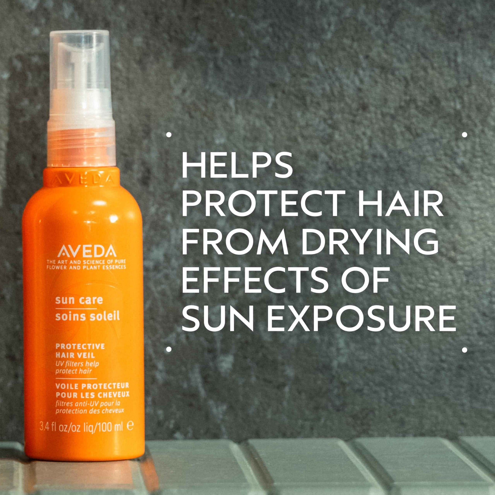 Aveda Sun Care Protective Hair Veil | UV Defense Hair Mist | Protects Against Summer Dryness | for All Hair Types, 3.4 Fl Oz