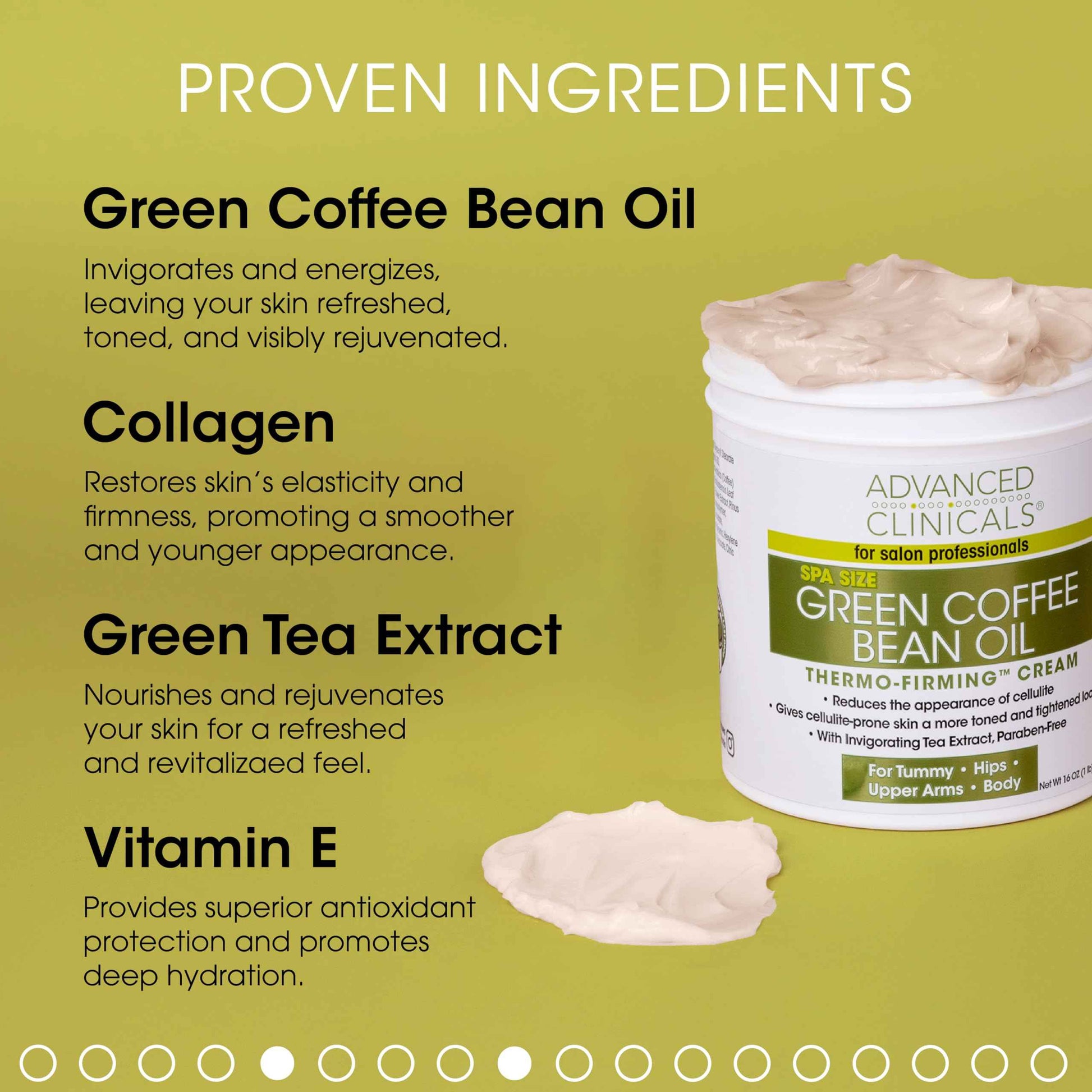 Advanced Clinicals Green Coffee Bean Oil Firming Cream + Vitamin C Body Oil Set