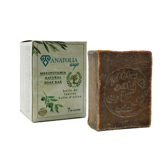 Anatolia Soap, Mesopotamia Lebanesse 6 oz 30% Laurel Oil And 70% Olive Oil, Organic Handmade Natural Castille Body For Men Women Big Bar Soap 1 Count (pack Of 1)