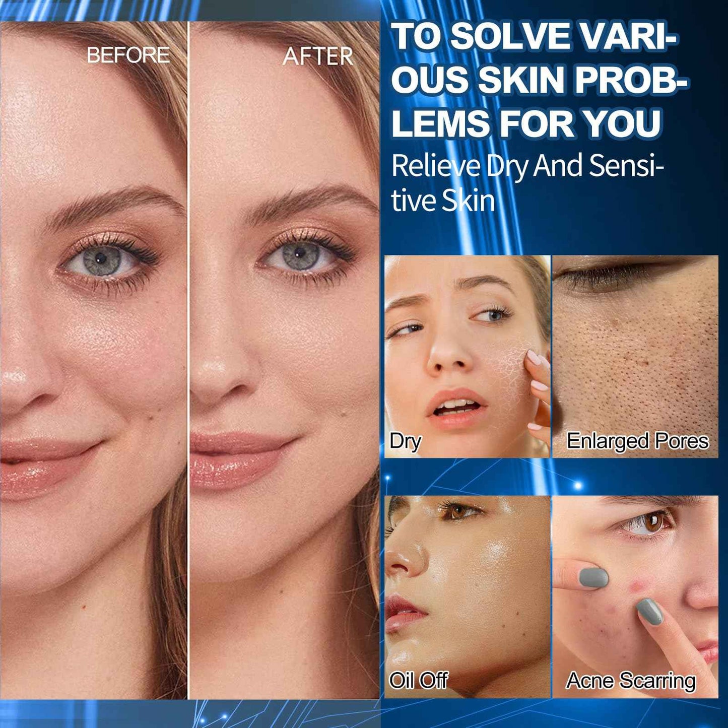 O'KADY Skin Care Set Rejuvenating Beauty Luxury 8-Piece Set Skin Care SetSkincare Gifts For Teenage Girls,Facial kit,Pamper Sets For Women Gifts,Skin Care Sets for Valentine's Day