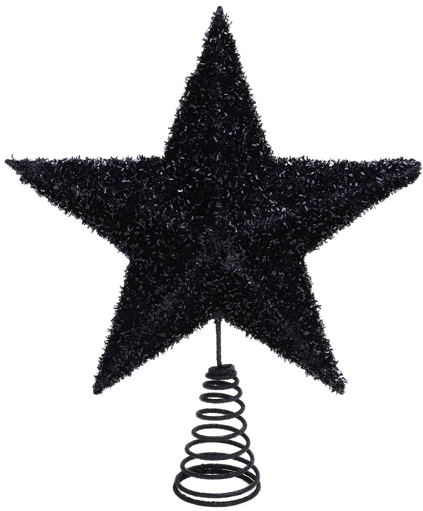 Christmas Concepts® 11 '' Sparkling Tree Top Star - Luxurious Christmas Decorations (Black)