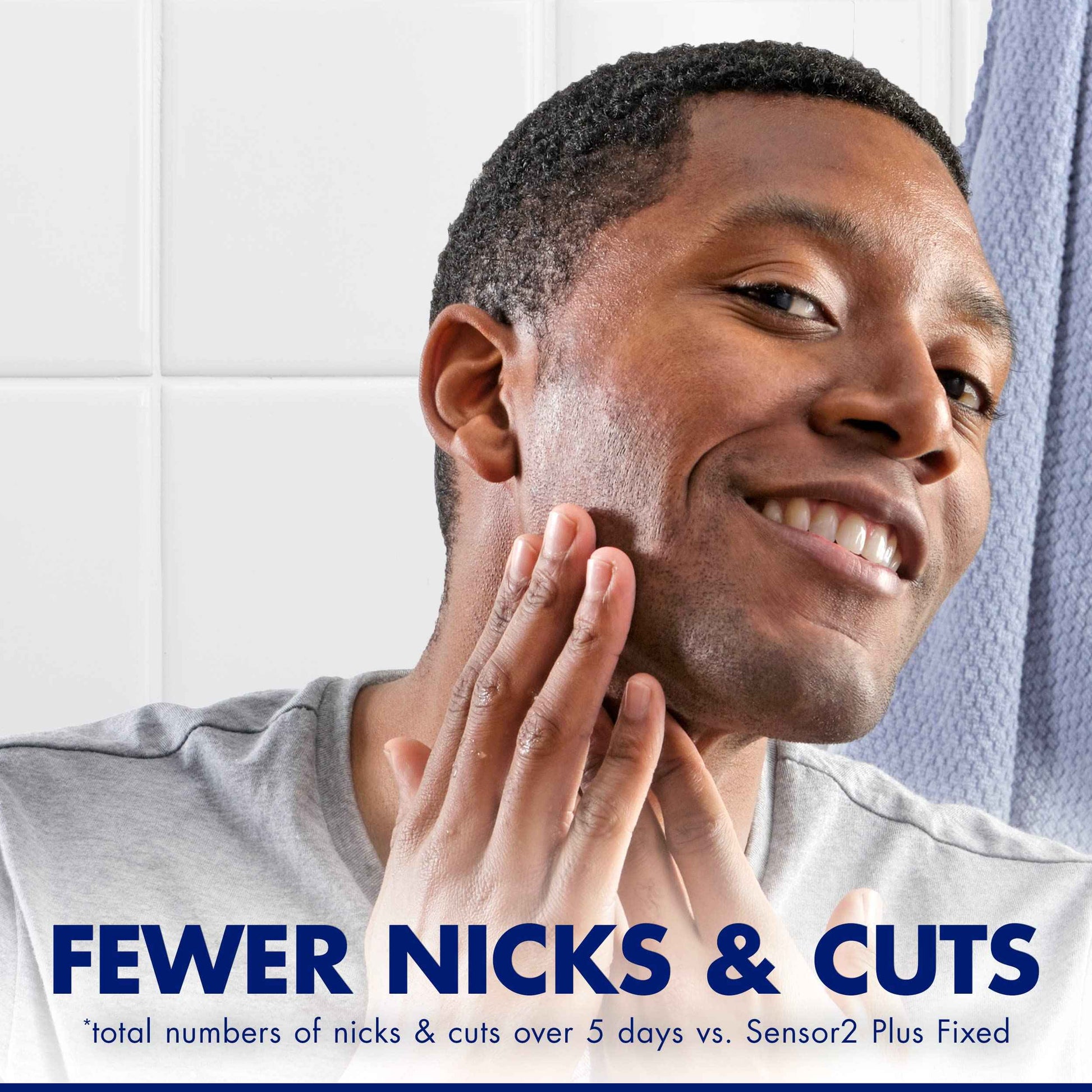 Gillette Sensor3 Simple Men’s Disposable Razors, 8 Count (Pack of 2) Blue