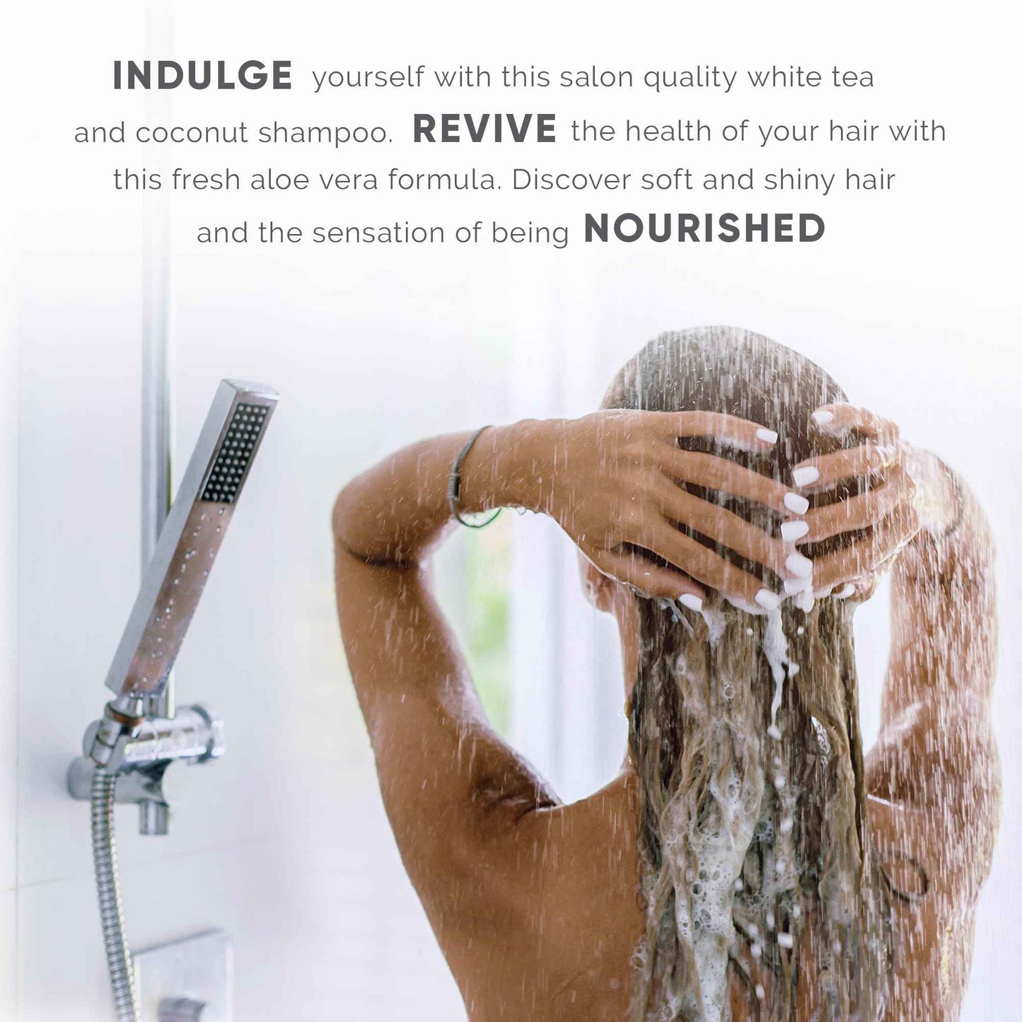 Terra Pure Infuse White Tea and Coconut Shampoo and Conditioner | 400 ml SINGLE