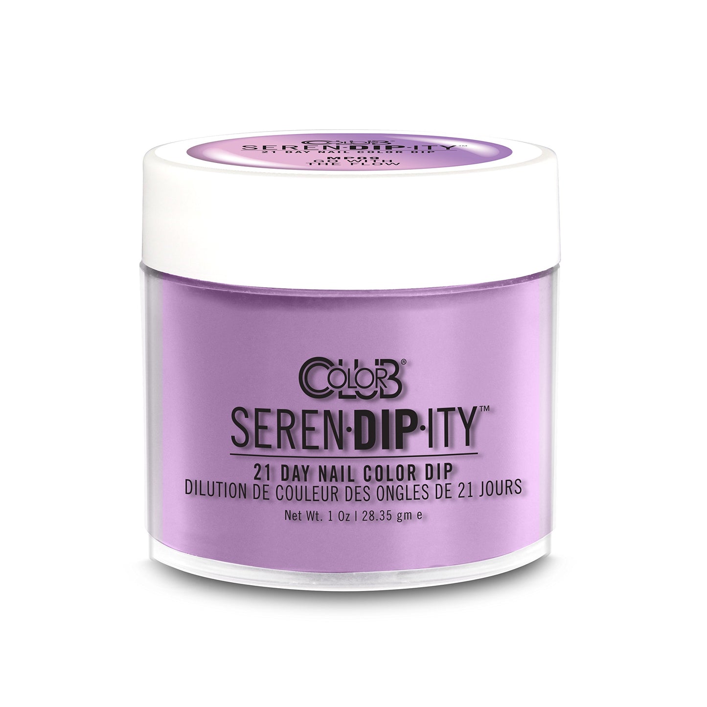 Color Club Go With The Flow Serendipity 1 Ounce Dip Color Powder-mood (color Changing), 0.5 fluid_ounces