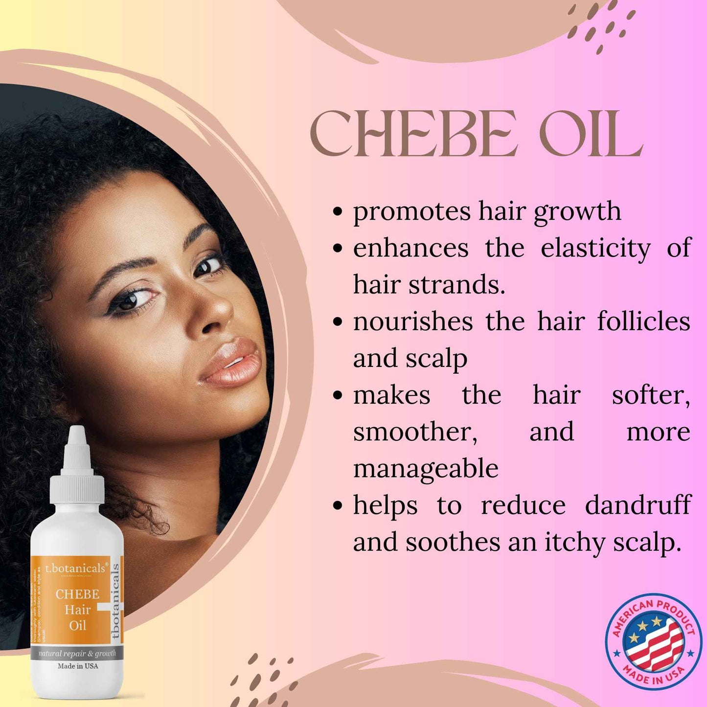Chebe Oil and Leave In Conditioner Bundle for Hair Growth