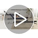 CHRUN Portable Massage Table 24" Wide, Height Adjustable Spa Bed