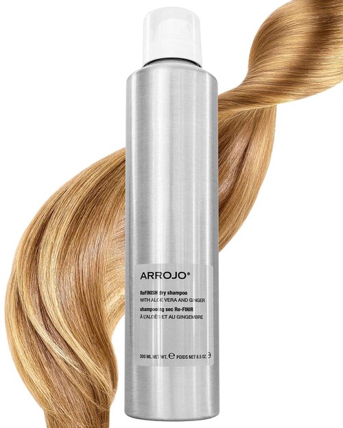 Arrojo ReFINISH Dry Shampoo – Sulfate-Free, Paraben-Free Volumizing Dry Shampoo Spray for Men & Women - Absorbs Oil & Buildup, 8.5 oz.