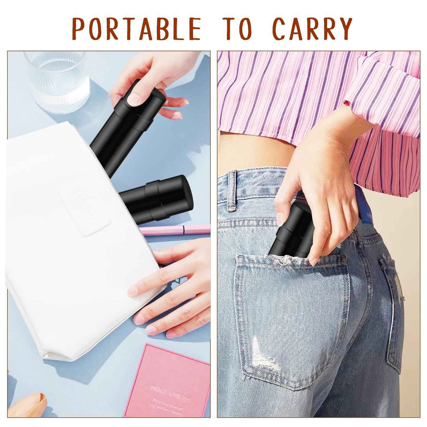 Wresty 10 Pcs 60ml/2oz Deodorant Containers Twist Up Empty Tubes Plastic Refillable Bottles DIY Homemade Deodorant Container Stick (Black)