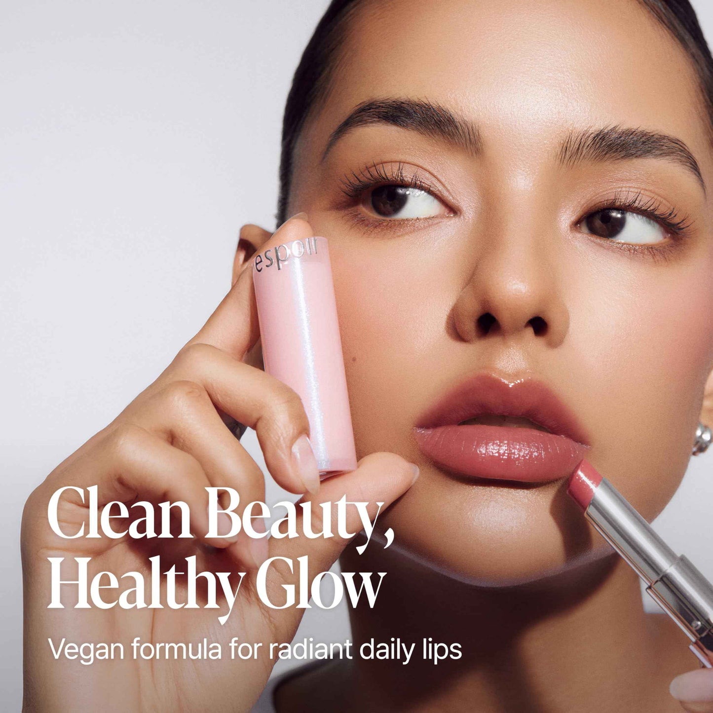 Espoir Bare Glow Lip Balm #5 Pinch Rose | Natural Sheer Color Moisturizing Lipstick, Comfortable Finish, Nourishing & Long-lasting Hydration, Cruelty-Free, Korean Makeup, 0.1 oz.