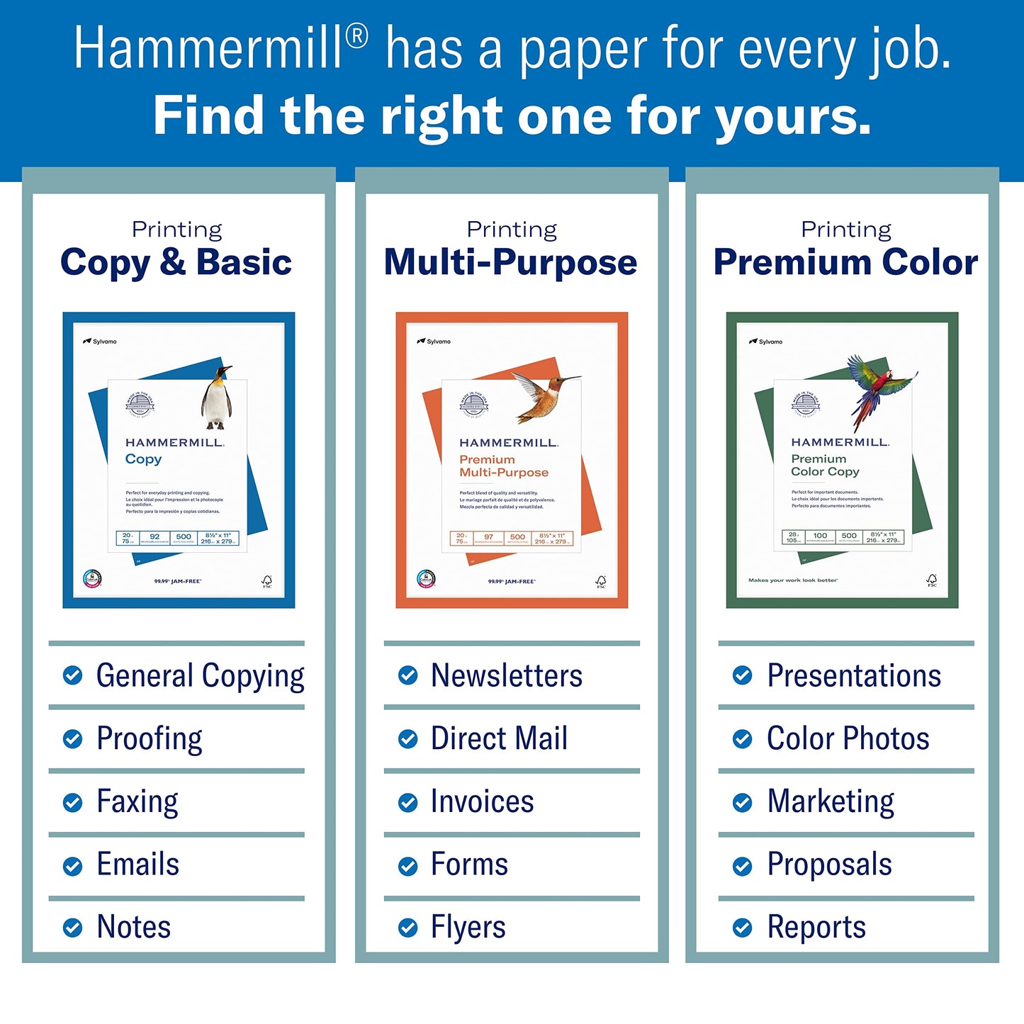 Hammermill Colored Paper, 20 lb Green Printer Paper, 8.5 x 11-1 Ream (500 Sheets) - Made in the USA, Pastel Paper, 103366R