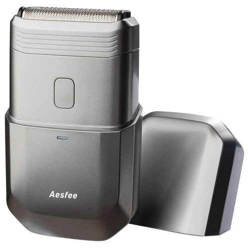 Electric Razors for Men Face - Compact Travel Electric Foil Shavers for Mens Bald Head - Small Portable Face and Head Shavers IPX7 Waterproof Wet and Dry, Dual-Action Blades and USB-C Rechargeable