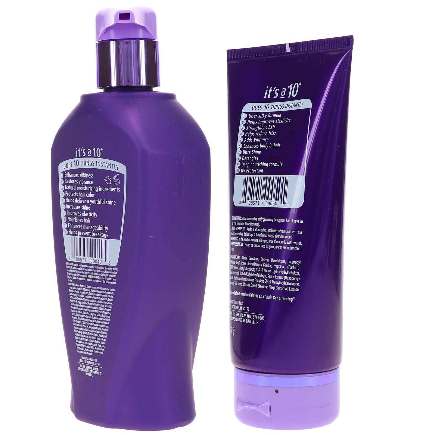 It's a 10 Silk Express Miracle Silk Shampoo10 OZ & Conditioner 5 OZ