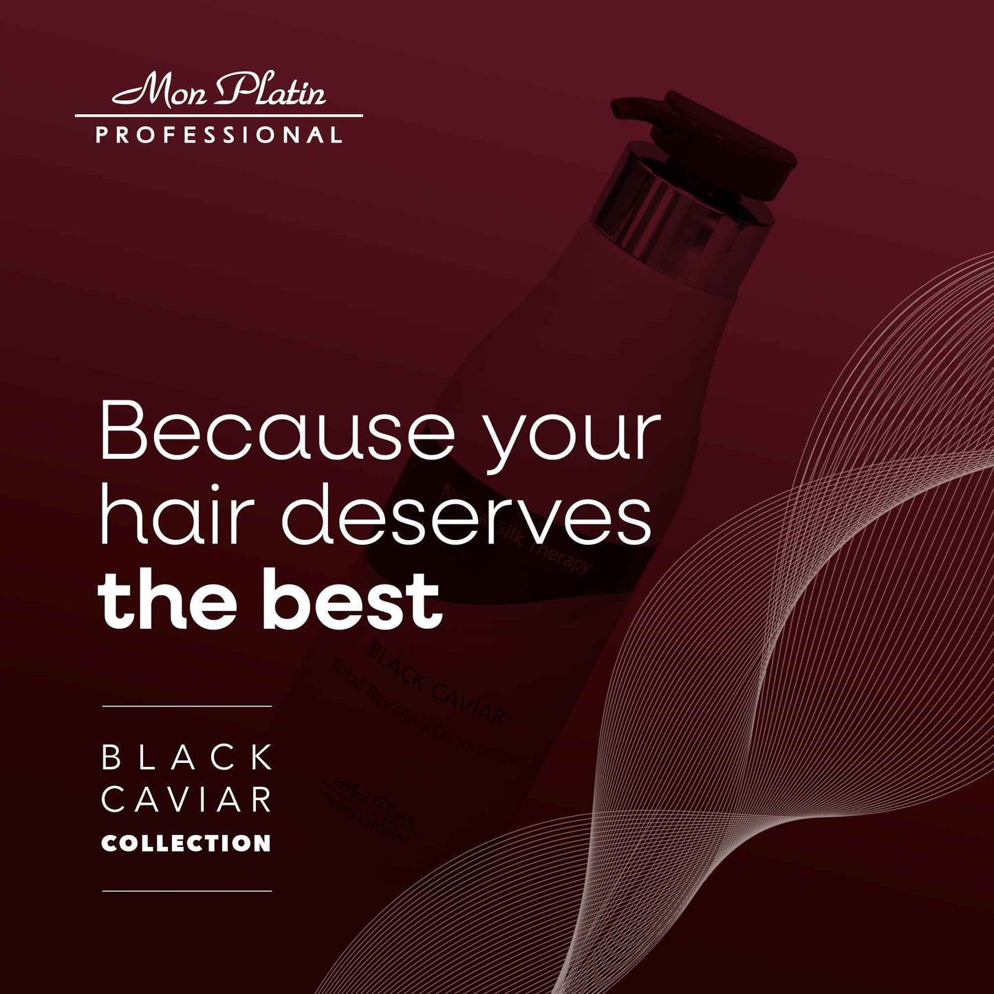 Mon Platin Hair Mask & Dream Hair Spray Bundle, Moisturizing Shampoo – Deep Conditioning Mask Formula for Dry and Damaged Hair, Heat Protection (Black Caviar Total Reviving Hair Conditioner)