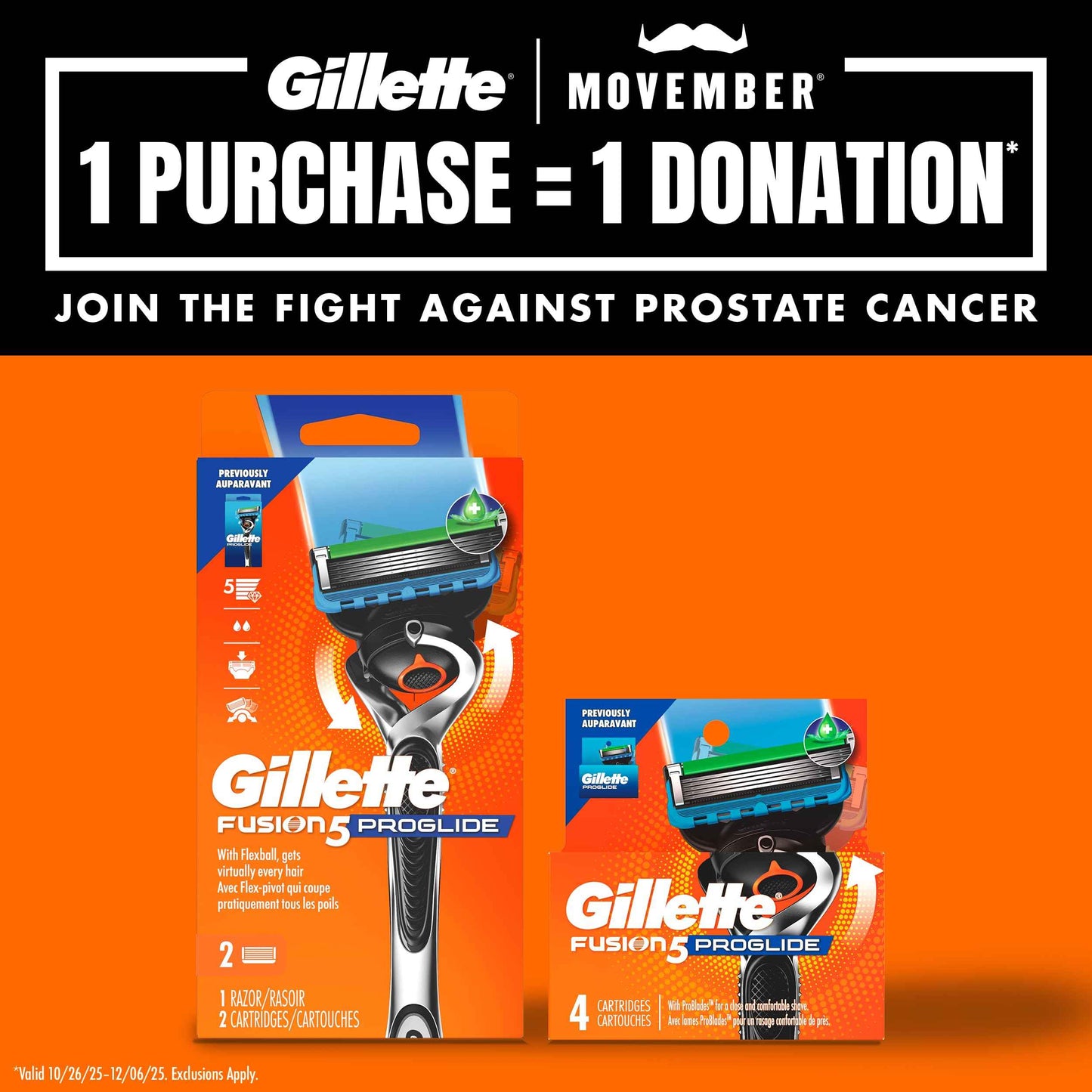 Gillette ProGlide Shield Men's Razor, 5 Bladed Razor, with Precision Trimmer, Comfortglide Lubrication, Glide and Comfort, Handle + 4 Blade Refills, Holiday Gifts for Men