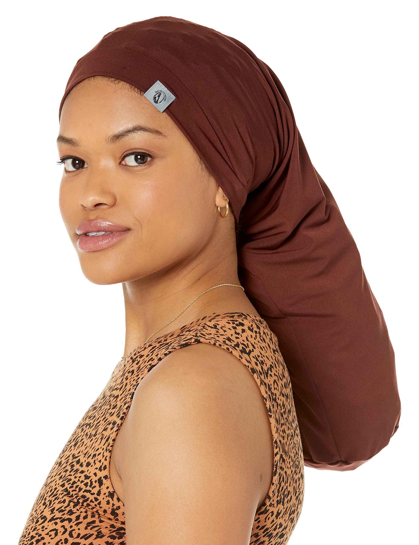 Fairy Black Mother Dreadlocks Locs Cap Adjustable Bonnet for Men & Women Extra Long for Long Locks Or Braids(Brown, Extra Large)