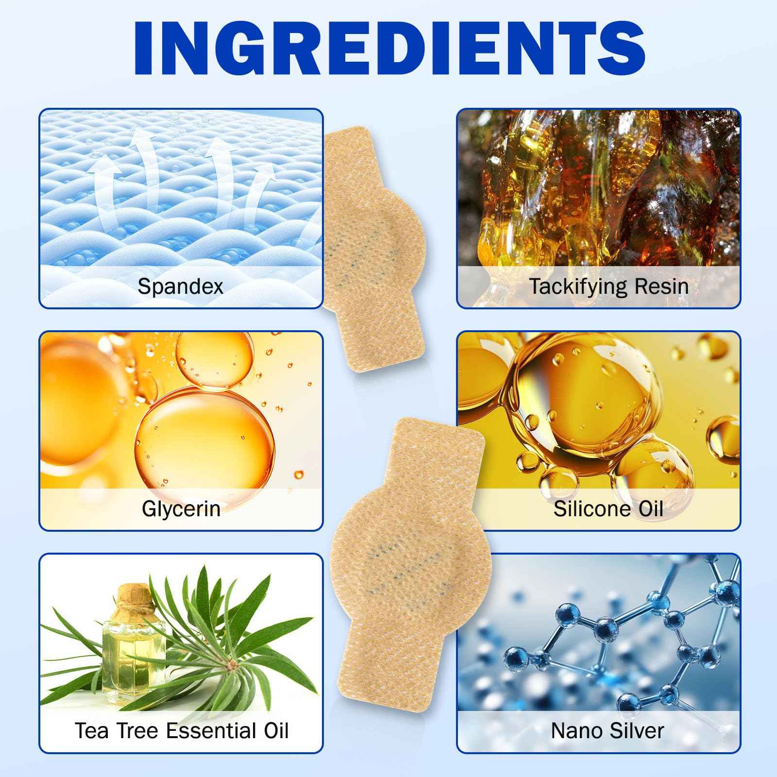 Nail Patches 42 PCS - Nail Treatment Patches Extra Strength for Damaged Nails, Nighttime Nail Patches for Women & Men, Easy to Apply