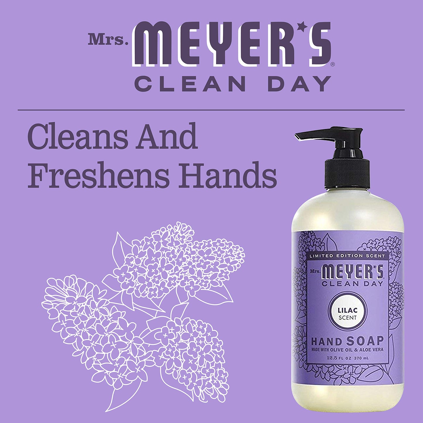 MRS. MEYER'S CLEAN DAY Limited Edition Hand Soap Bundle (Lilac and Peony)