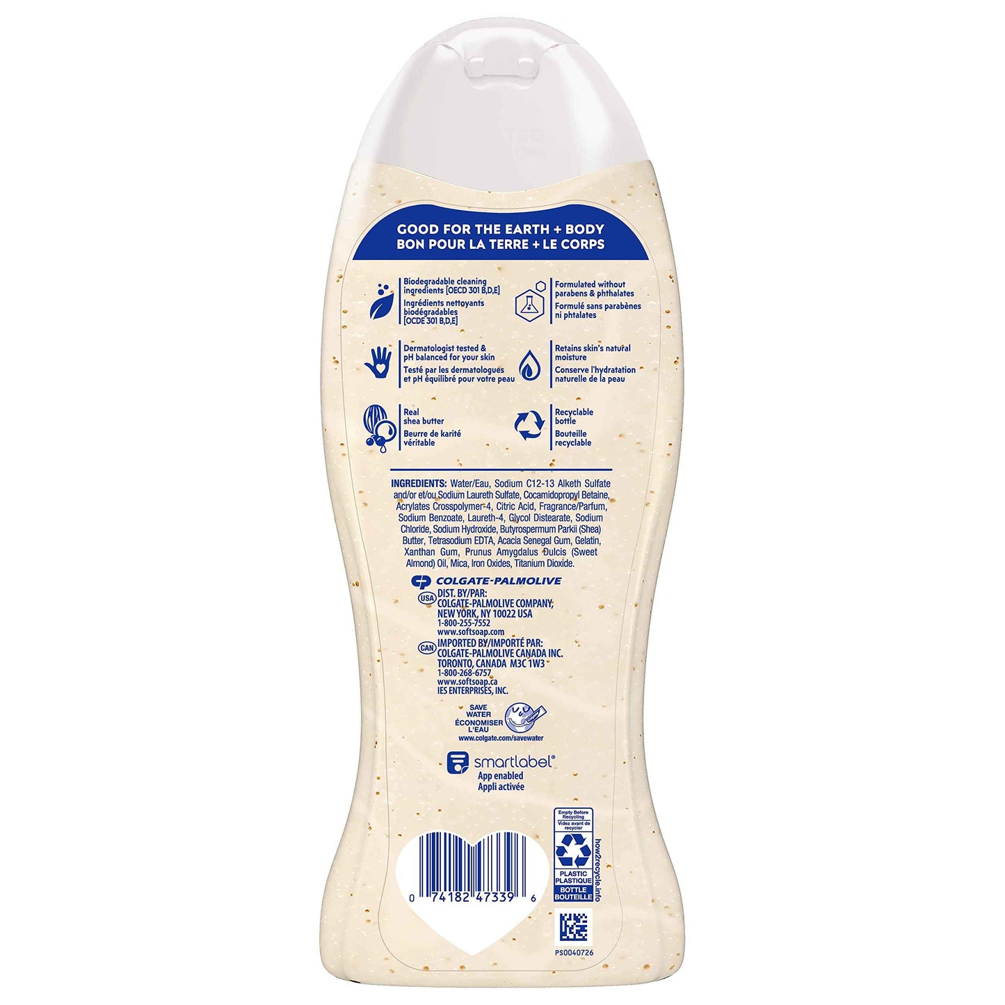 Softsoap Softsoap moisturizing body wash, shea and almond oil - 20 fluid ounce (4 pack), 20 Ounce