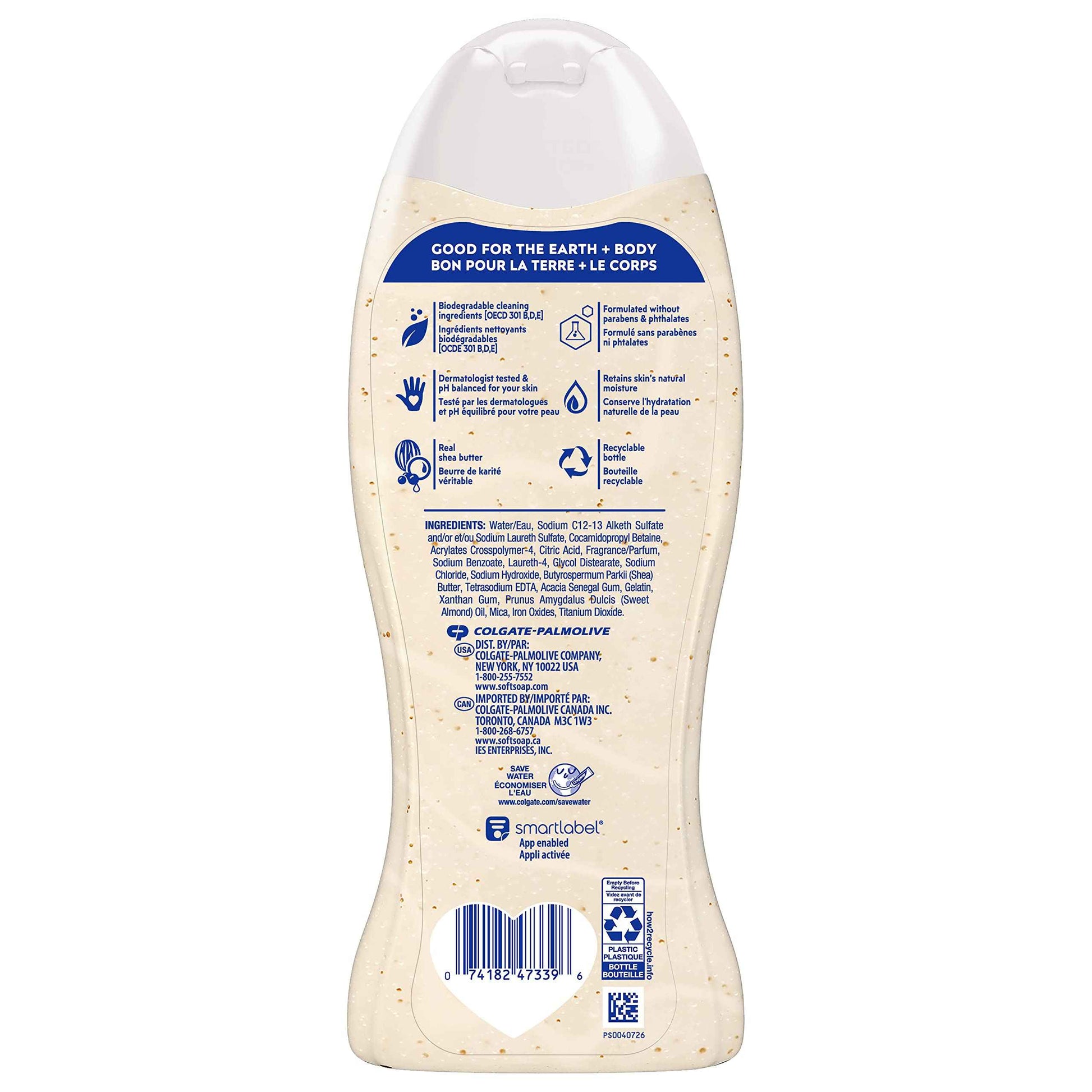 Softsoap Softsoap moisturizing body wash, shea and almond oil - 20 fluid ounce (4 pack), 20 Ounce