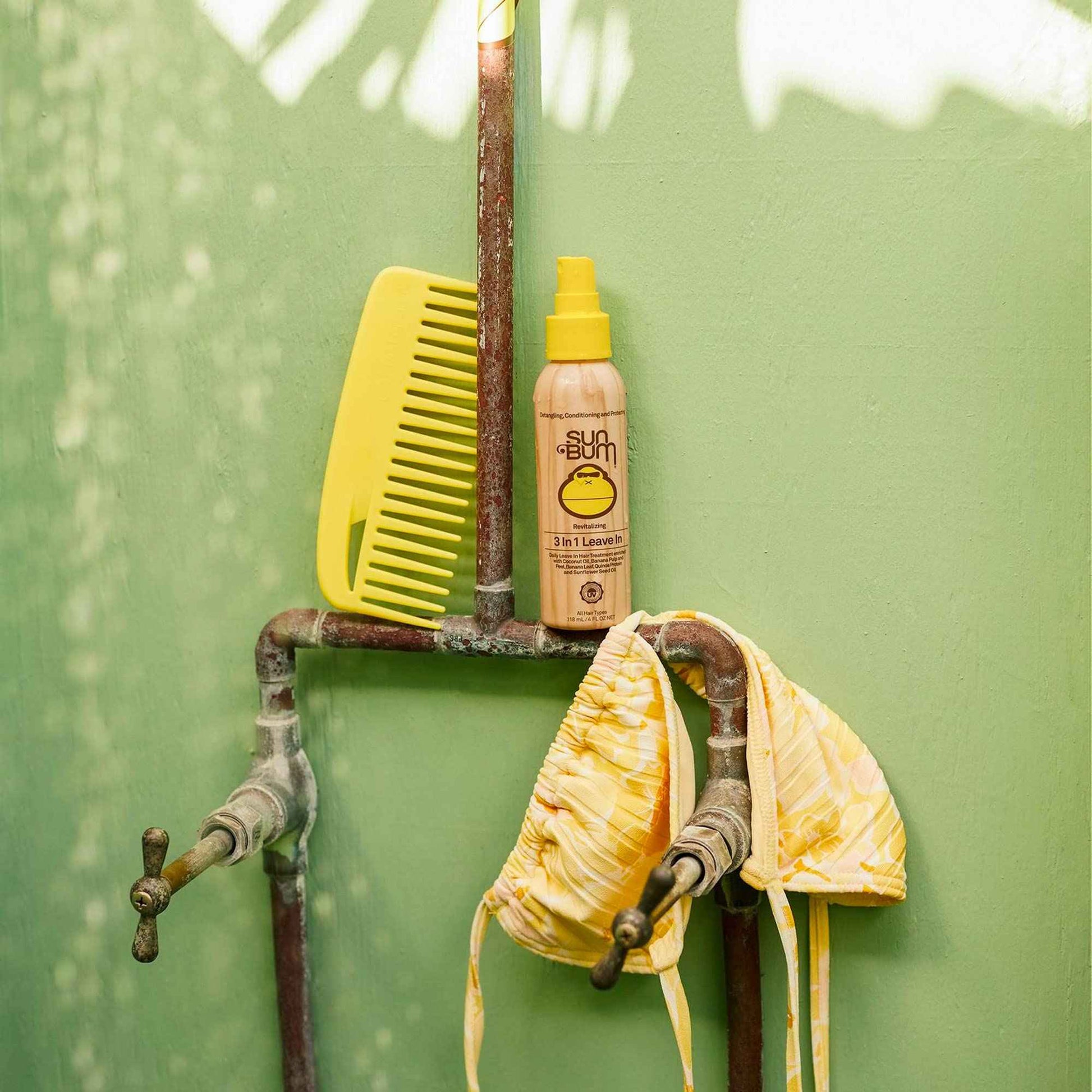 Sun Bum Sun Bum Revitalizing 3-in-1 Detangler Leave In Conditioner Vegan and Cruelty Free Detangling, Conditioning and Protecting Hair Spray 2 Pack