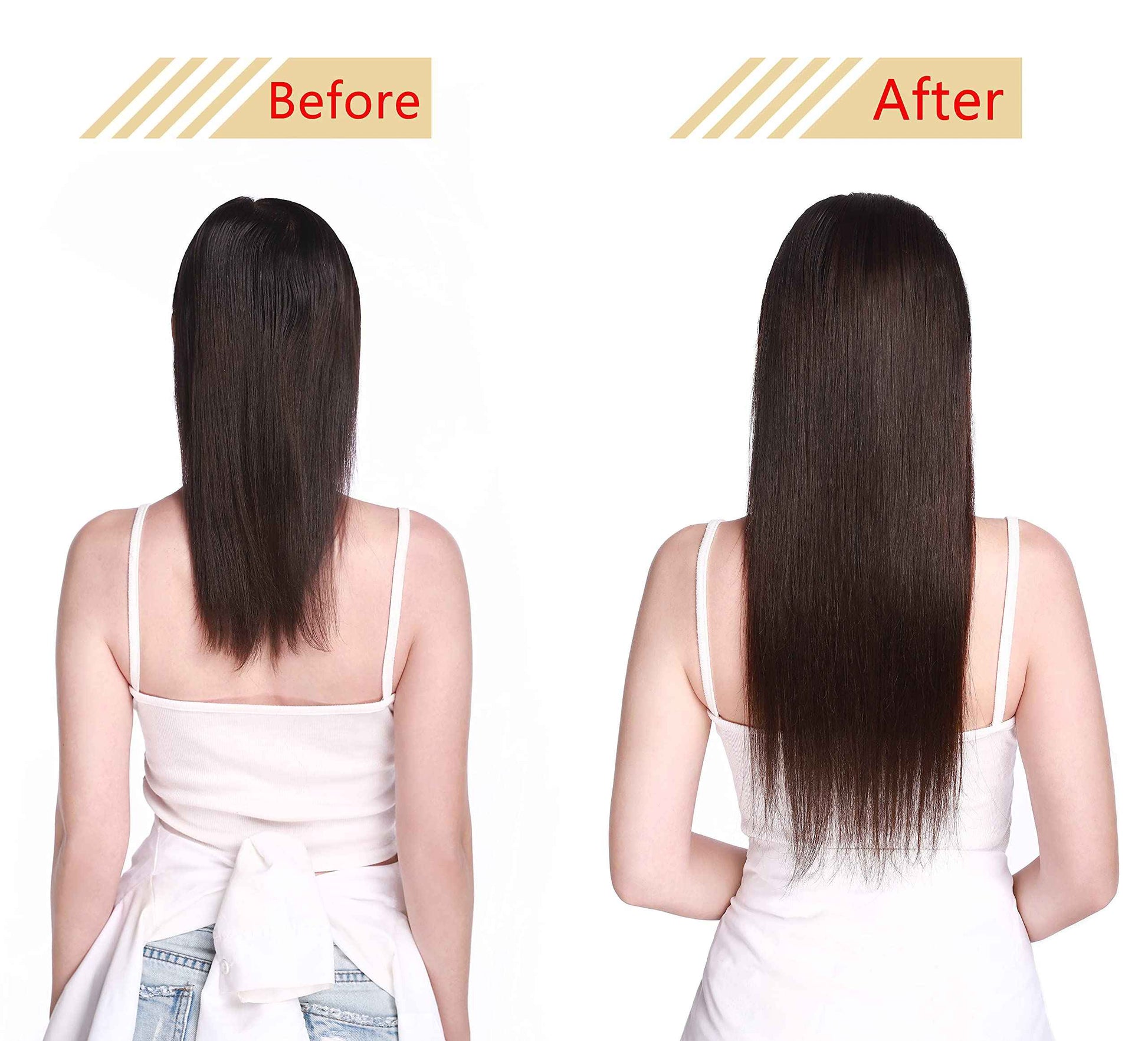 S-noilite Nano Ring Human Hair Extensions Pre Bonded Nano Bead Tip Hairpieces Balayage Highlighted Cold Fusion Micro Link Loop Remy Hair 50g 50 Strands For Women 18" #12/613 Golden Brown/Bleach Blonde