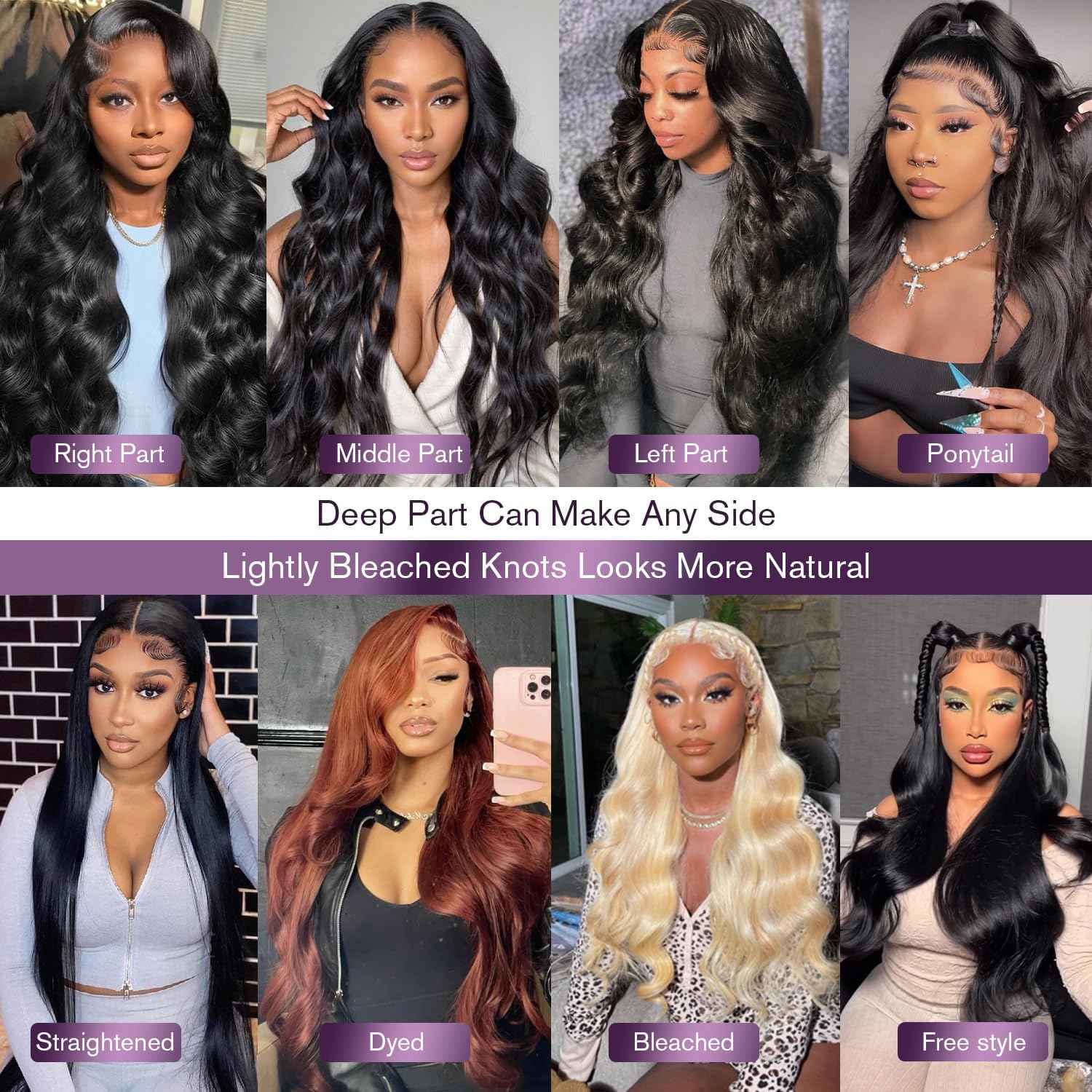 VNFM 8inch Bob Wig Human Hair Short Body Wave Lace Front Wigs Human Hair 13X4 HD Lace Frontal Wig Human Hair Pre Plucked Bob Wigs for Women