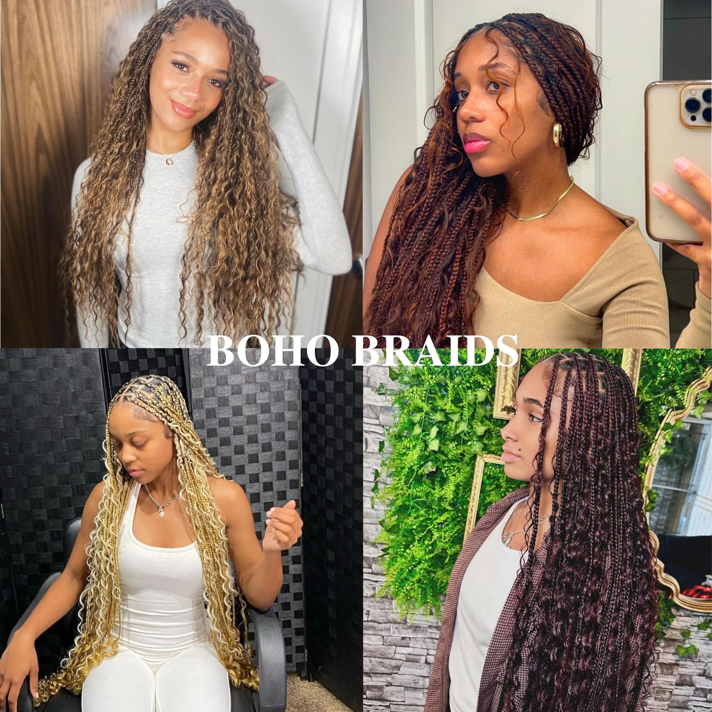 Curly Braiding Hair Pink Deep Wave Curly Braiding Hair for Boho Braids Crochet Braids Deep Wave 24 inch