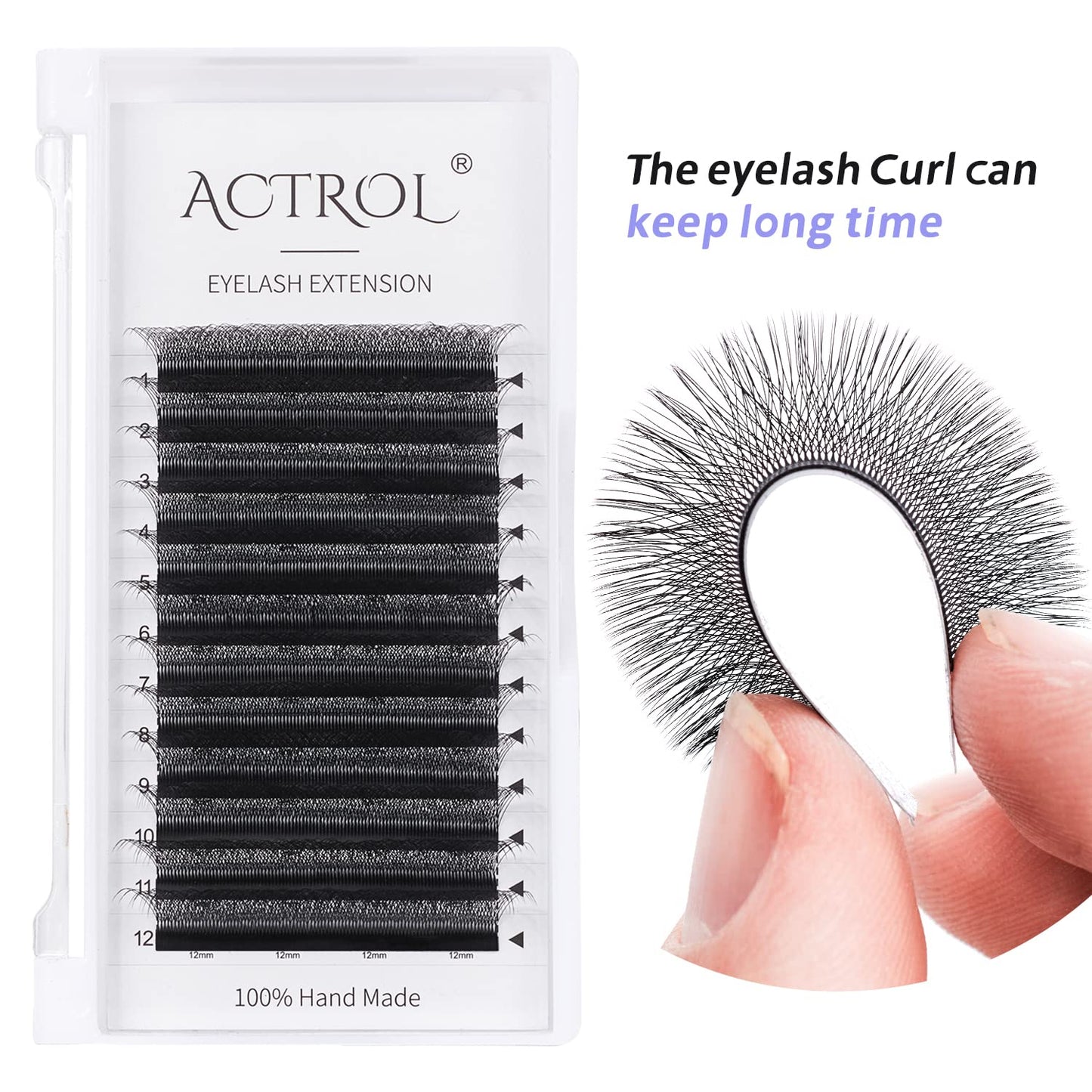 W Eyelash Extensions 5D Volume 0.07D Curl 14mm Easy Fan W-shaped Lash Premades Cluster Black YY Lash