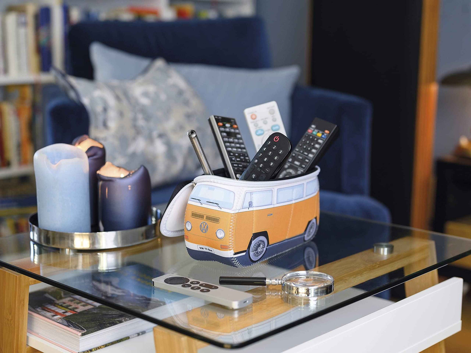 Brisa Neoprene Universal Bag, Orange, Small (23 x 11 x 8 cm)