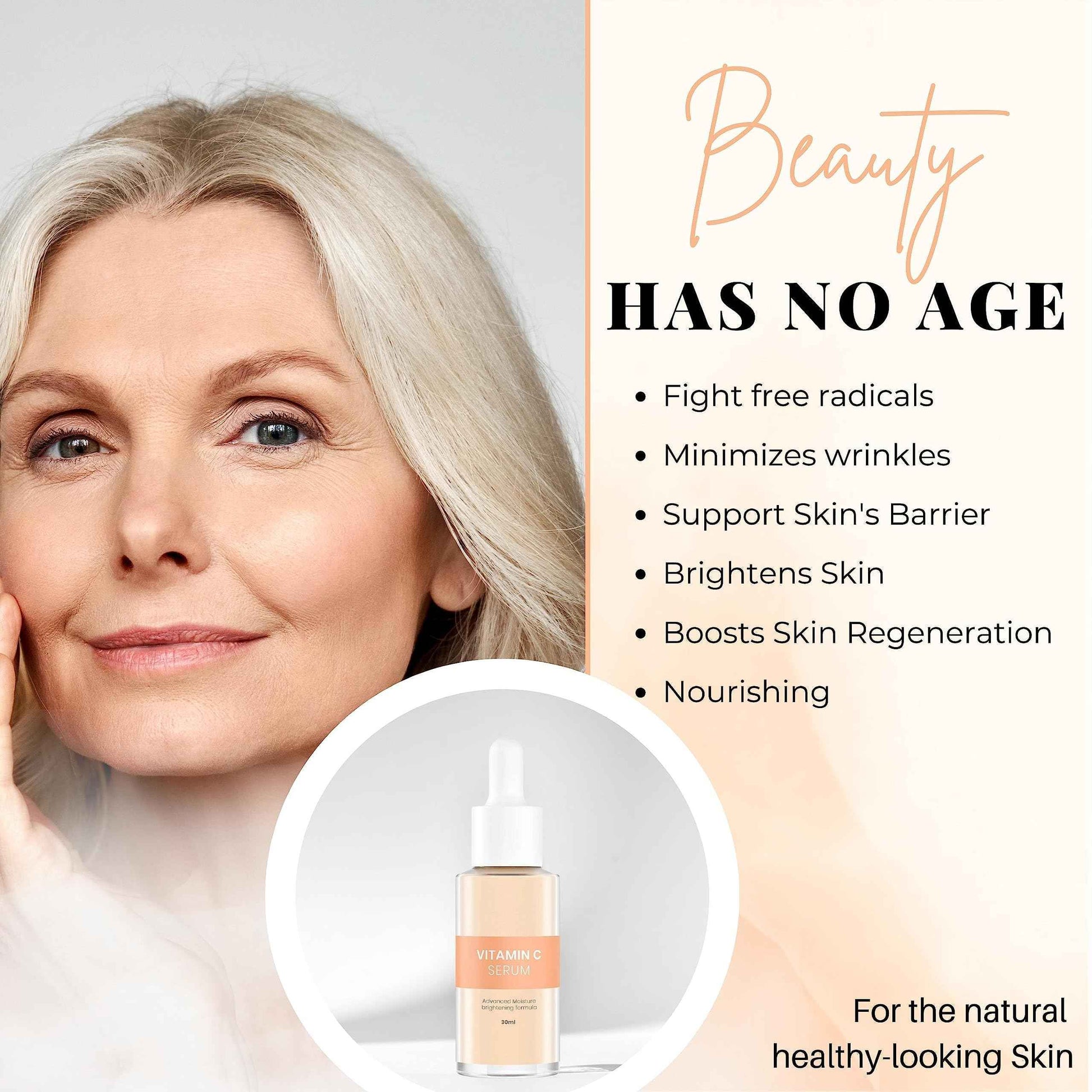 Vitamin C Serum - Powerful Antioxidant for Youthful and Healthy Skin - Enhance Your Natural Radiance - Restore Youthful Vitality to Your Skin (1 Pack)