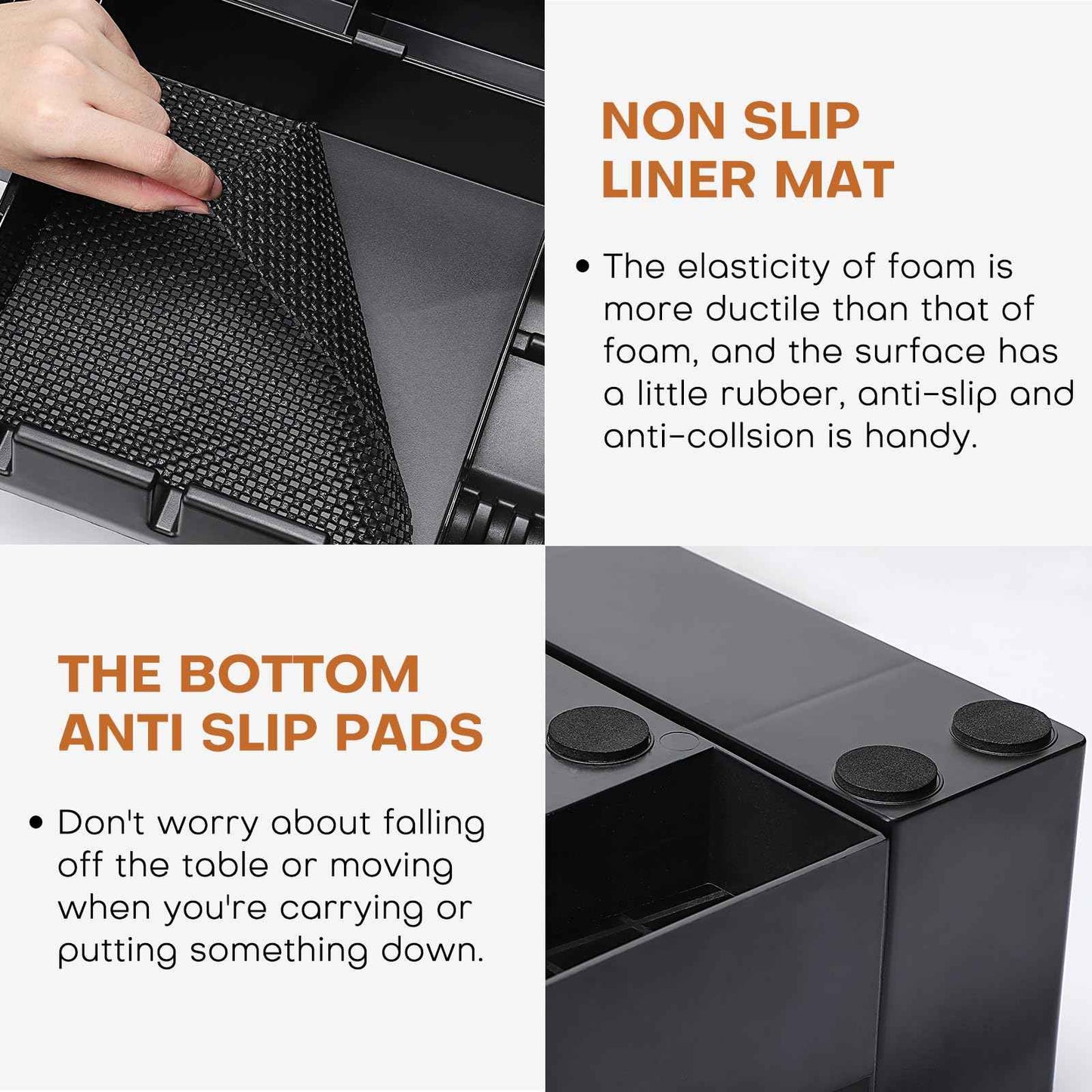 Large Barber Station Organizer for Corded Clippers & Guards, Barber Clipper Tray Anti-slip Hair Trimmer Holder, Multifunctional Detachable Hairdressing Tool Holder, Salon Haircut Supplies Storage Case