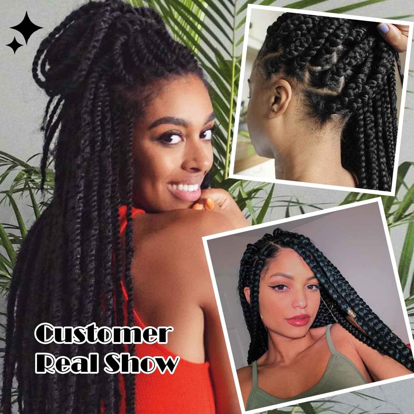 Human Braiding Hair for Boho Braids 20inch Straight Bulk Human Hair Extensions for Braiding No Weft Human Hair for Black Woman （1 Bundle 100g Natural Black）