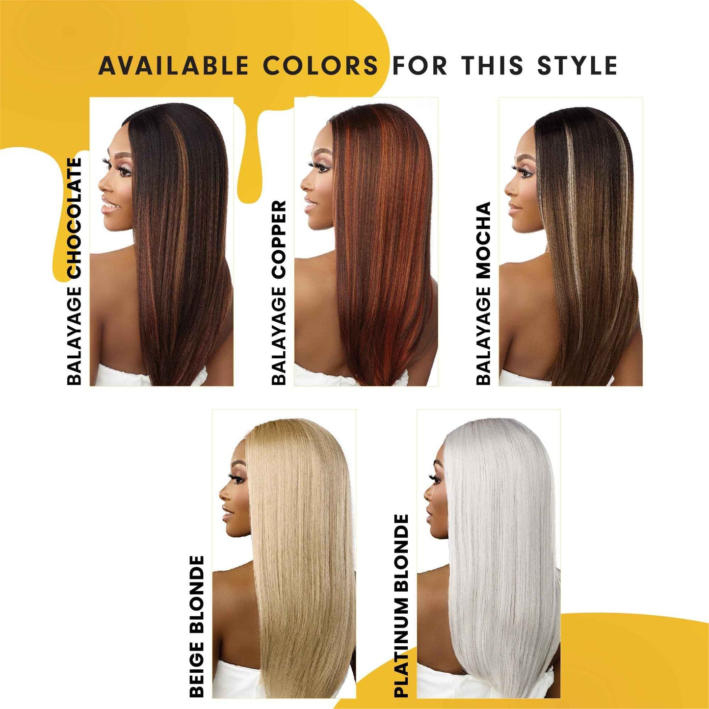 Sensationnel Butta Lace Wigs - Unit 47 Extra Wide 5 Inch Deep Parting Synthetic Preplucked Hairline Glueless Lacefront (BALAYAGEMOCHA)