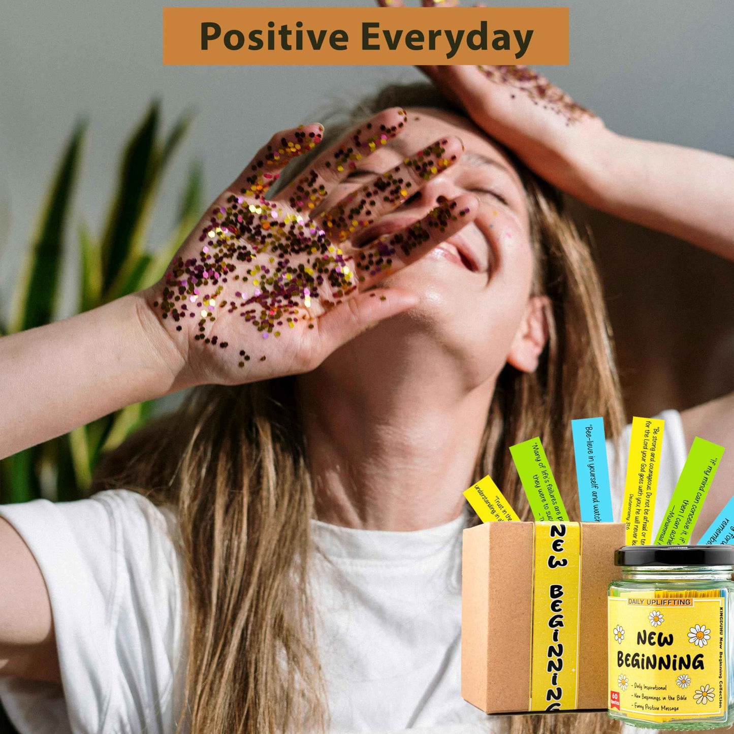 Kingduhu Graduation gifts for her/him, New Beginning Positive affirmations cards, College Dorm Decor, New Job Gifts, Farewell gifts for coworkers, Cool Things for College Students