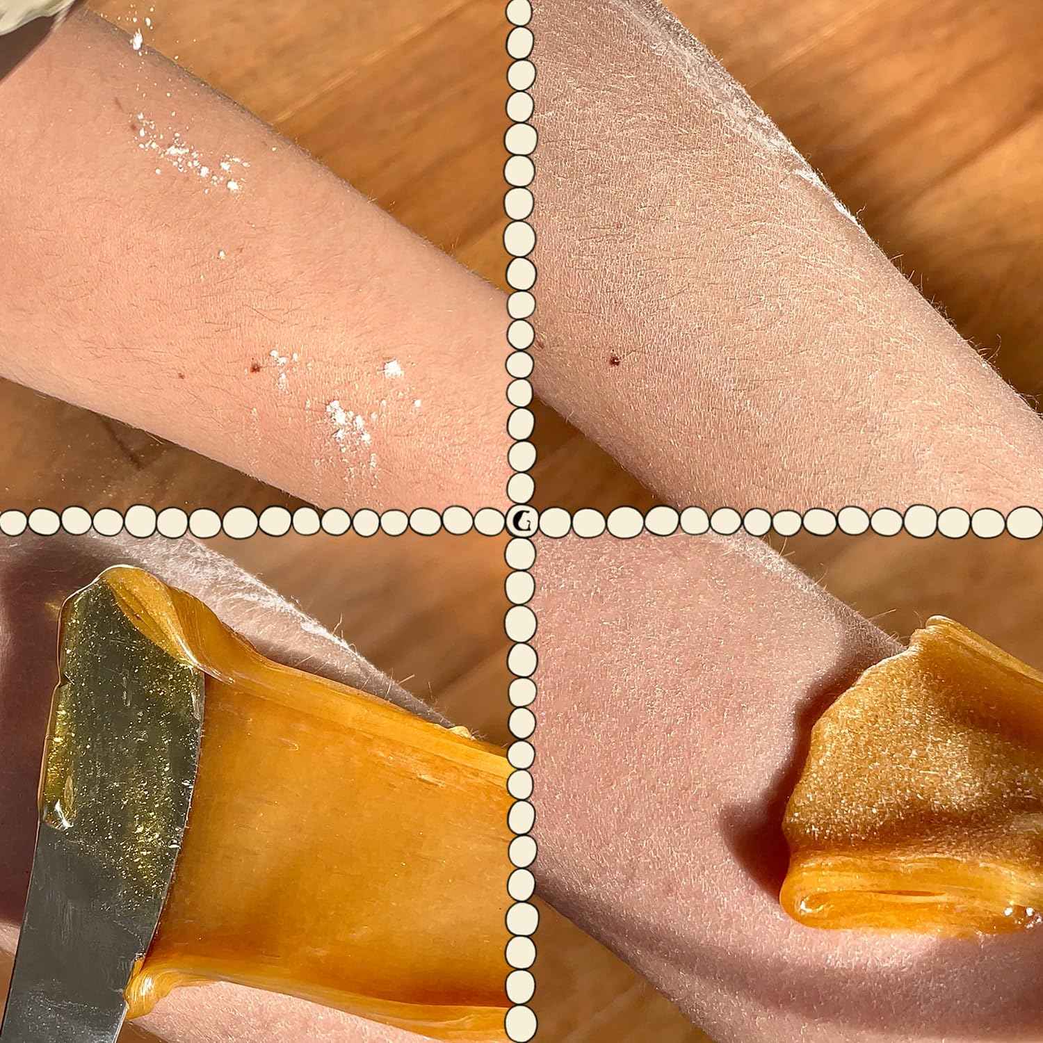 Greenhaus Deco. Boutique Sugar Paste - Firm Beginner Friendly Sugar Wax Hair Removal at Home (5 oz. Sugar Paste)