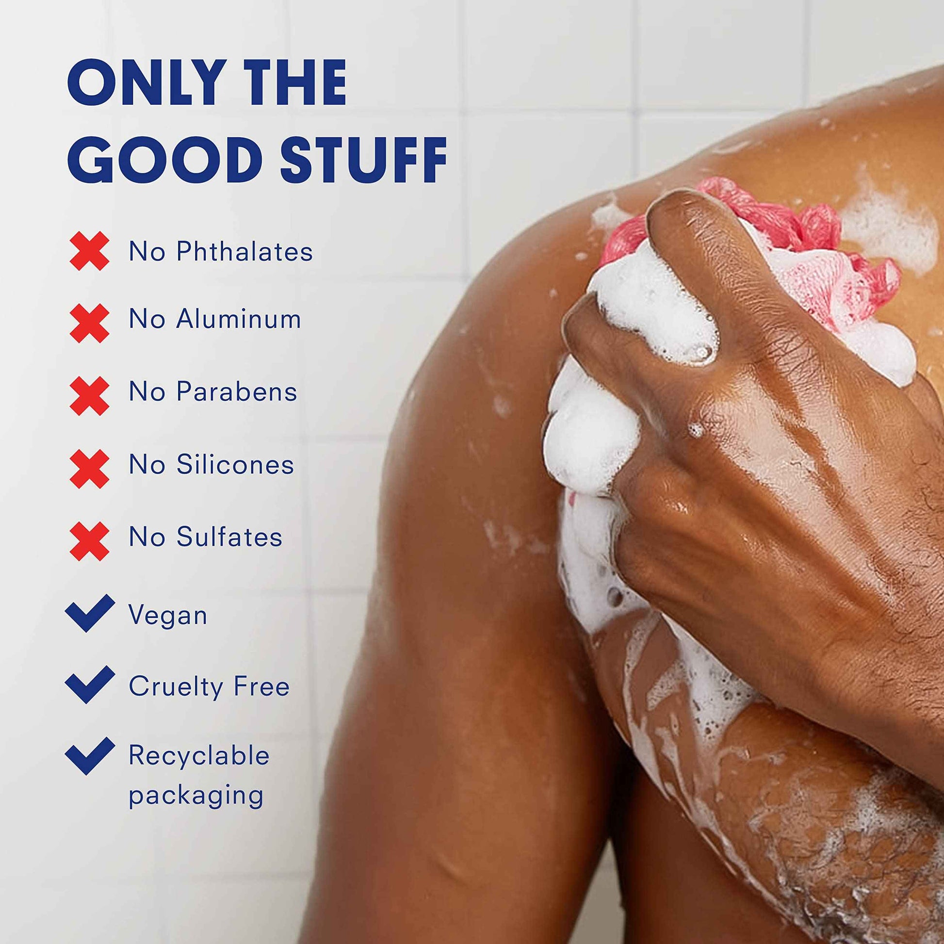 Huron Men’s Moisturizing Body Wash – Crisp & Invigorating Scent of Citrus, Eucalyptus, Mint, & Aromatic Greens - Coconut Oil, Vitamin E & Witch Hazel – Vegan, Cruelty-Free - 12.2 fl oz (2 Pack)