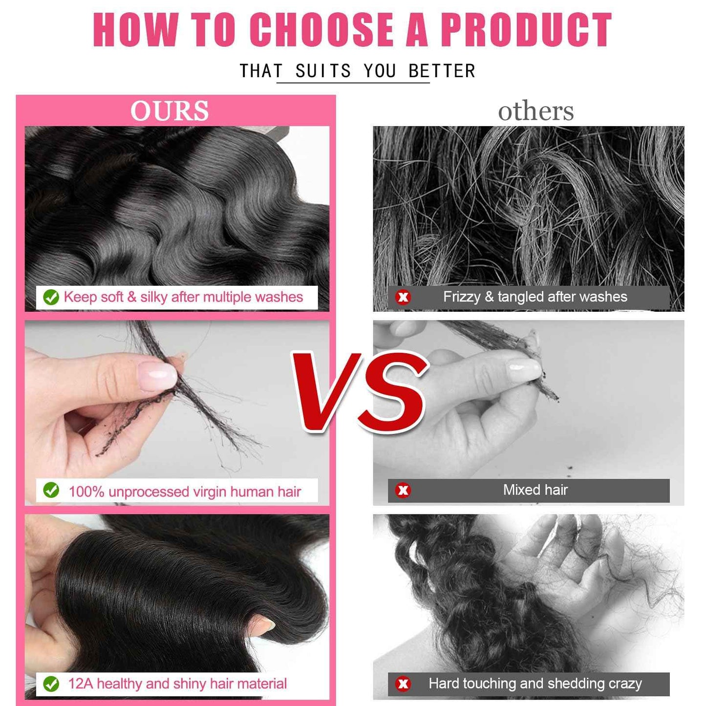 Troskamar Human Hair Bundles 18 Inch Body Wave Bundles Human Hair 100% Unprocessed 12A Brazilian Raw Virgin Hair Single One Bundle Real Human Hair Extensions Natural Color