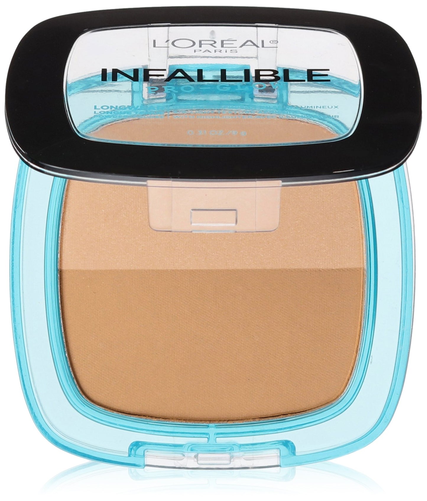 L'Oréal Paris Infallible Pro Glow Pressed Powder, Creme Cafe, 0.31 oz.