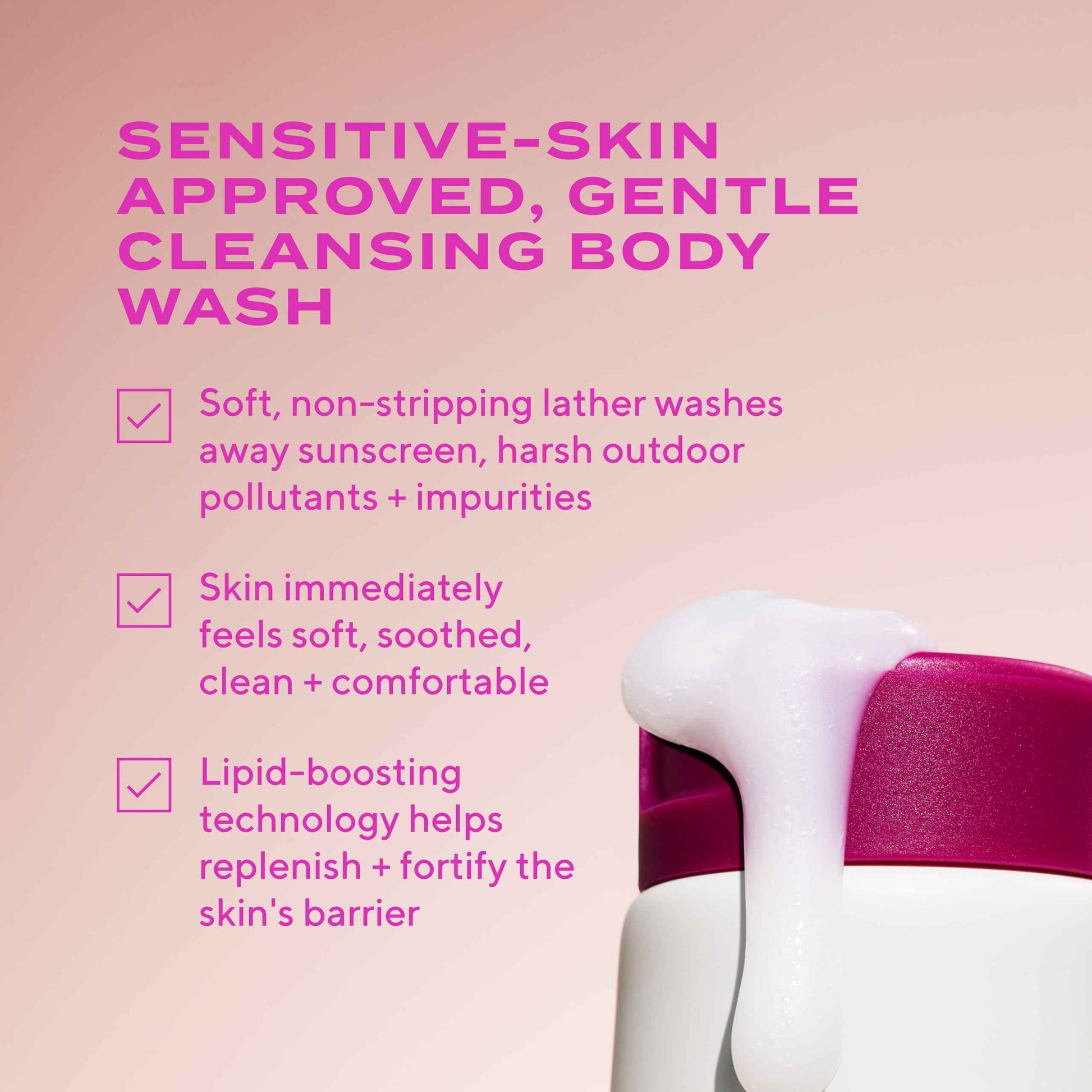 Murad Heartleaf Body Cleanser for Sensitive Skin – Gentle, Non-Stripping Cleanser with Ceramides and Skin-Boosting Lipids to Calm, Soften, Repair, and Fortify Skin Barrier – 8.5 Fl Oz