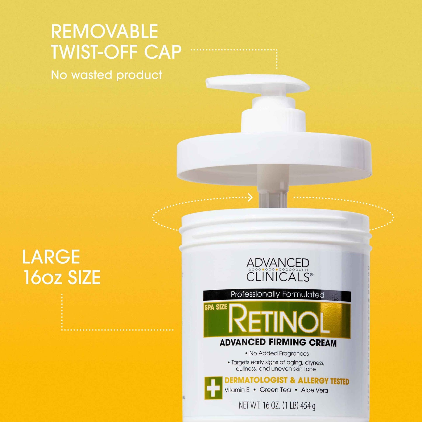 Advanced Clinicals Hyaluronic Acid Hydrating Cream + Retinol Firming Cream Set