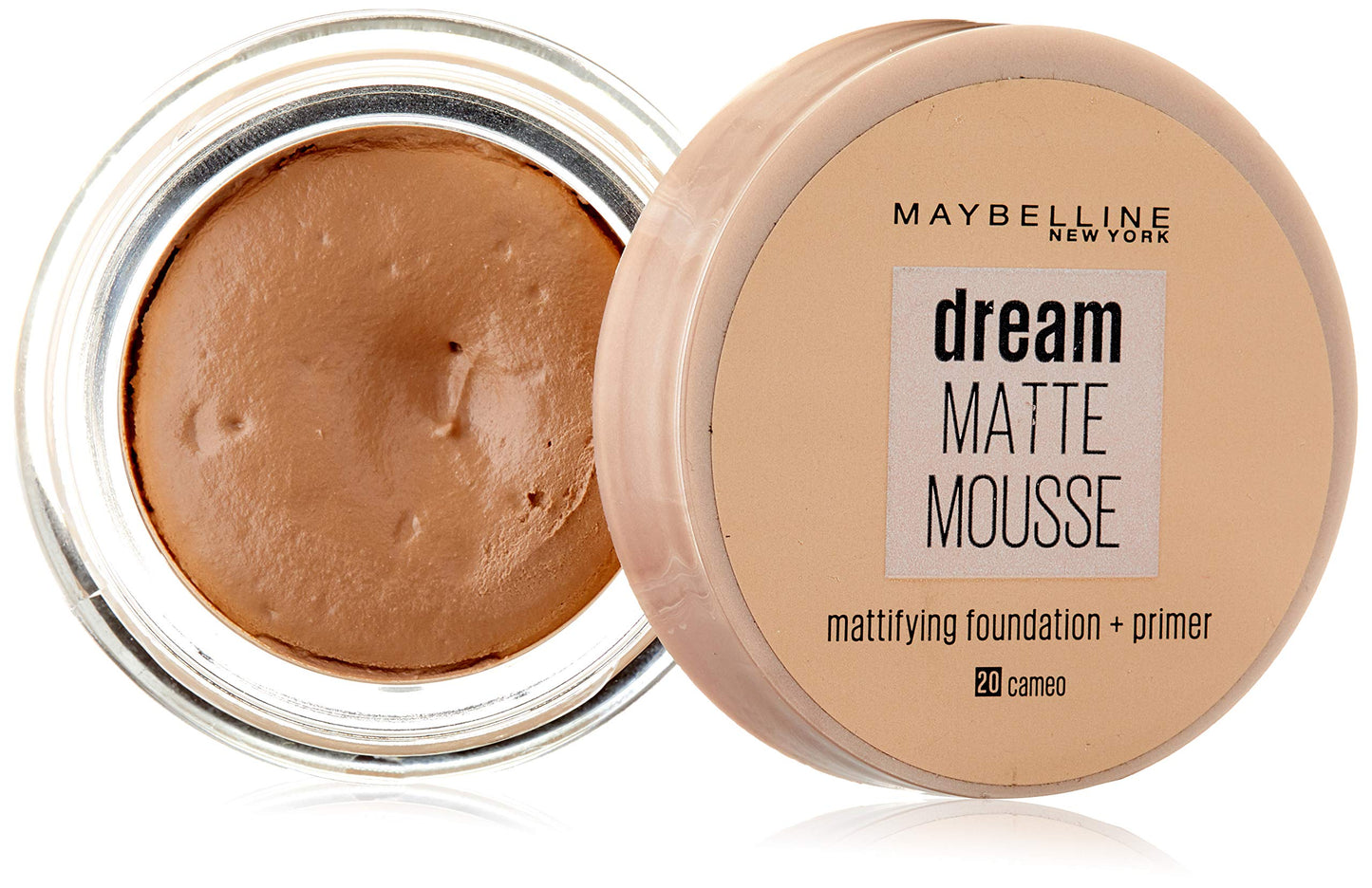 Maybelline New York Dream Matte Mousse Foundation Cameo (020)