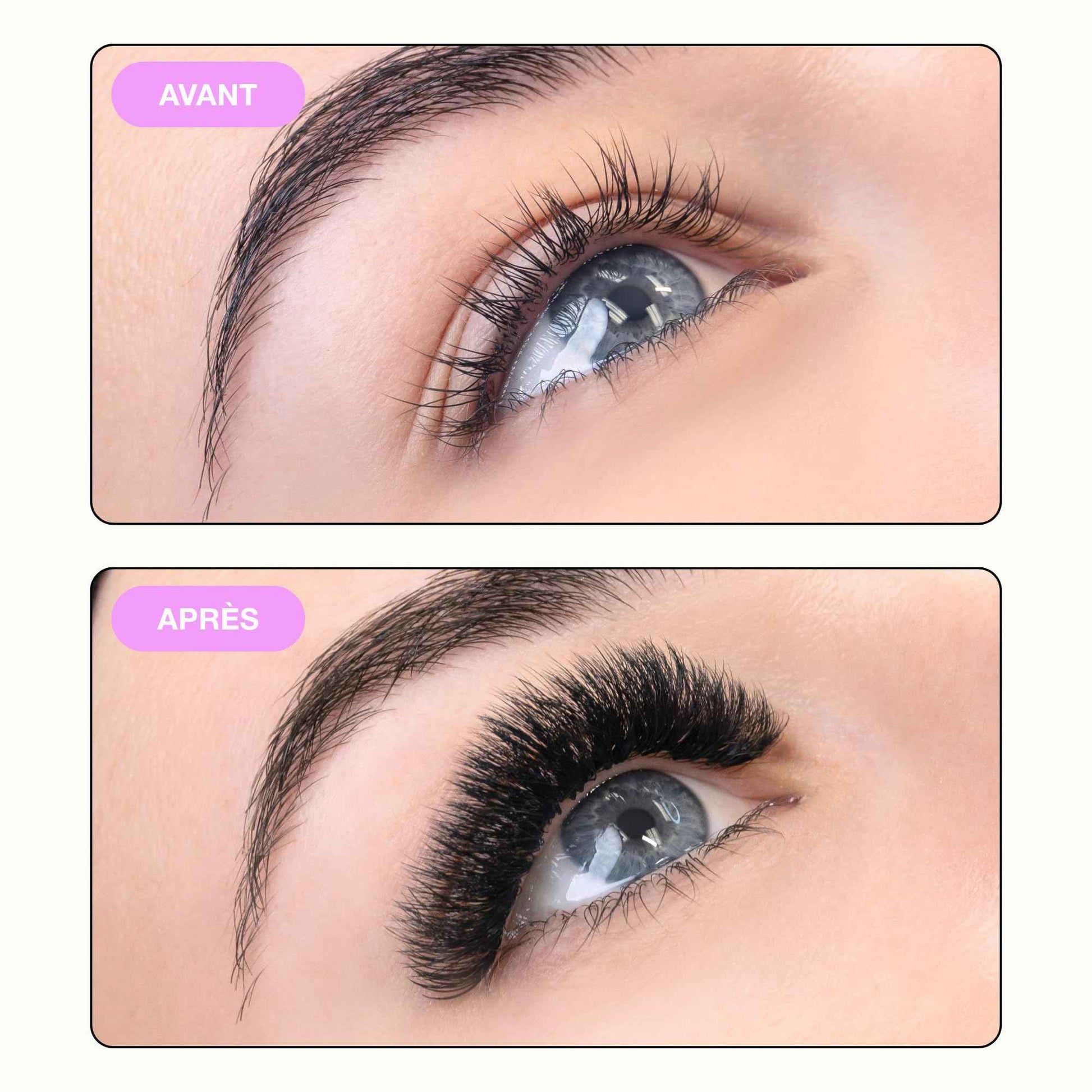 Curacoro LashFolio Narrow Promade Fans, Handmade Volume Eyelashes, 5D~10D, C CC D Curl, Thickness 0.03~0.07mm, 8-15mm Length, Professional Long-Lasting Promade Lash Fans (8D-0.05 CC, 11mm)