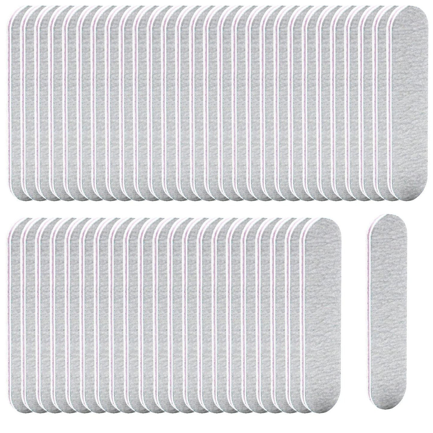 100 Packs 100/180 Grits Mini Nail Files and Buffers Double Sided Emery Boards Manicure Tool for Acrylic Nails, Nail Care