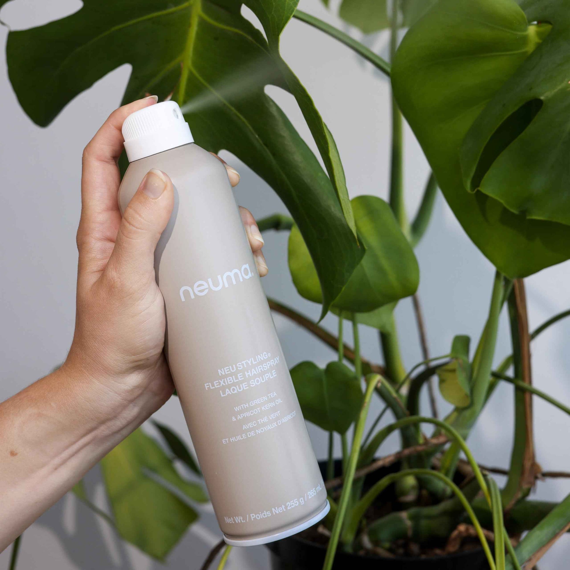 NEUMA Neu Styling Flexible Hair Spray 9 Fl. Oz. Hairspray for Women with Lavender, Mandarin & Vanilla Scent, Flexible Hold Styling Hairspray