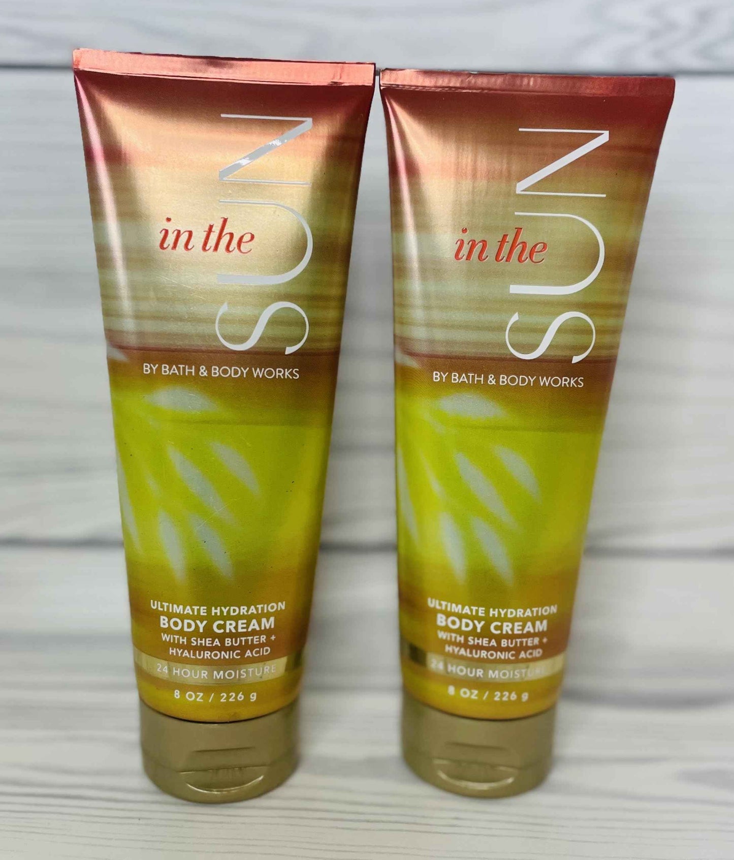 Bath & Body Works In The Sun Ultimate Hydration Body Cream 8 Ounces Pack of 2