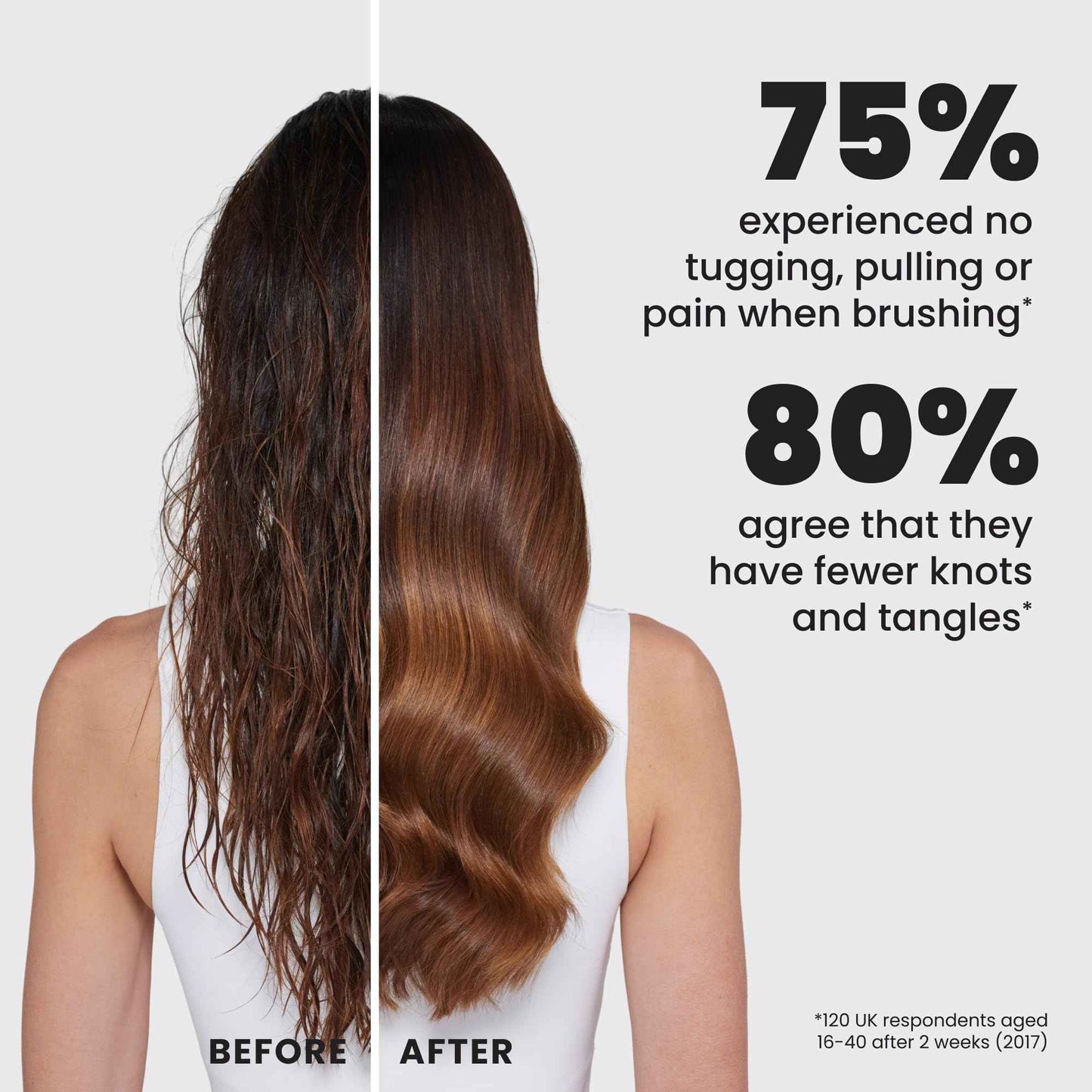 Tangle Teezer Large Ultimate Detangler Hairbrush for Wet & Dry Hair, Eliminates Knots & Reduces Breakage for Long, Thick, & Curly Hair Types, Vanilla