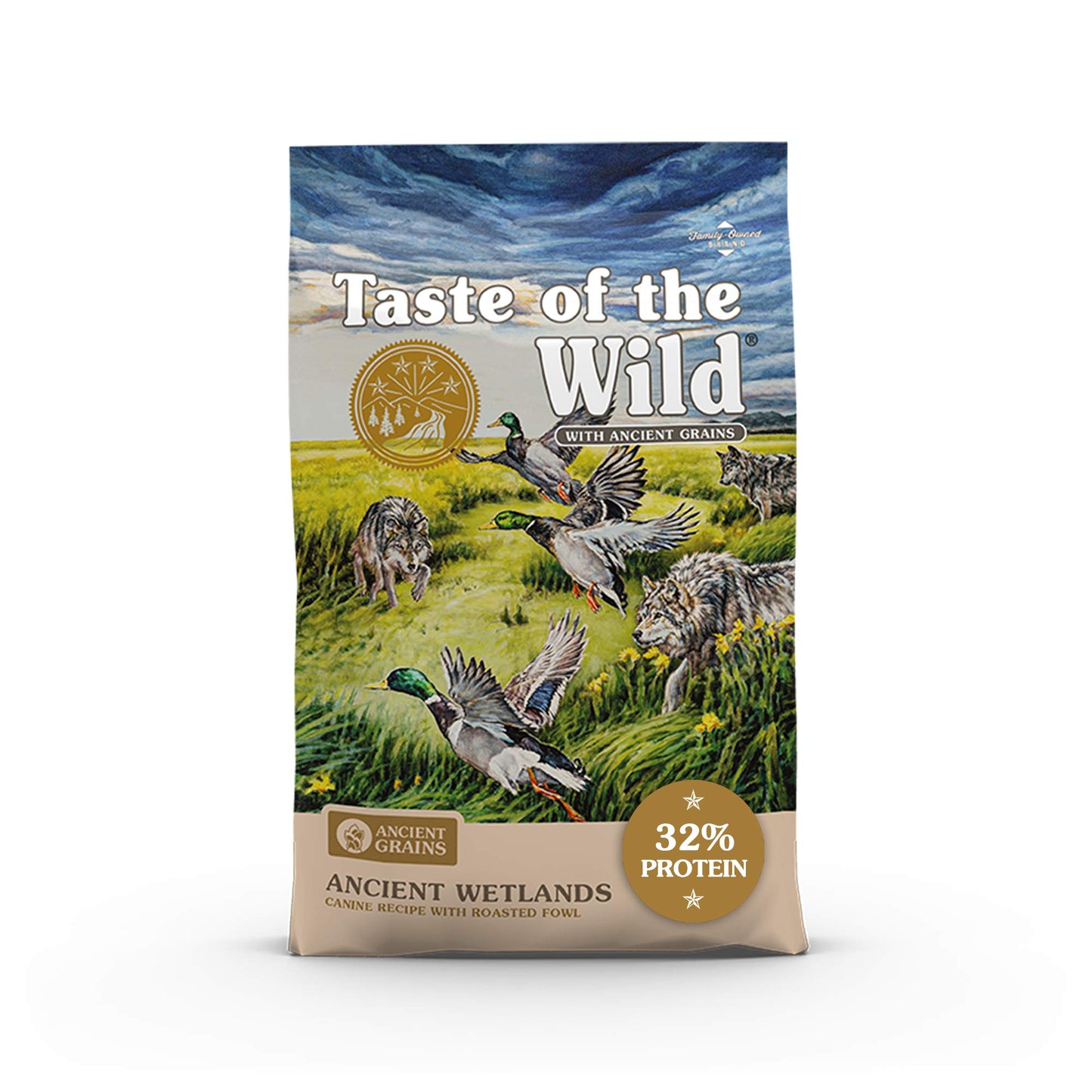 Taste of the Wild Ancient Wetlands Canine Recipe with Roasted Fowl and Ancient Grains 28lb